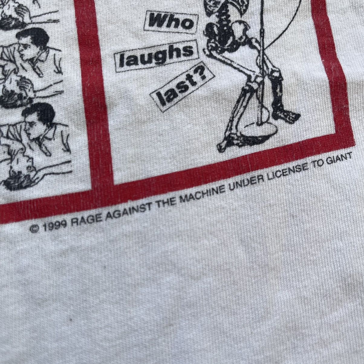 Barbara Kruger Vintage Rage Against The Machine Barbara Evil LA Band Shirt Size US L / EU 52-54 / 3 - 5 Thumbnail