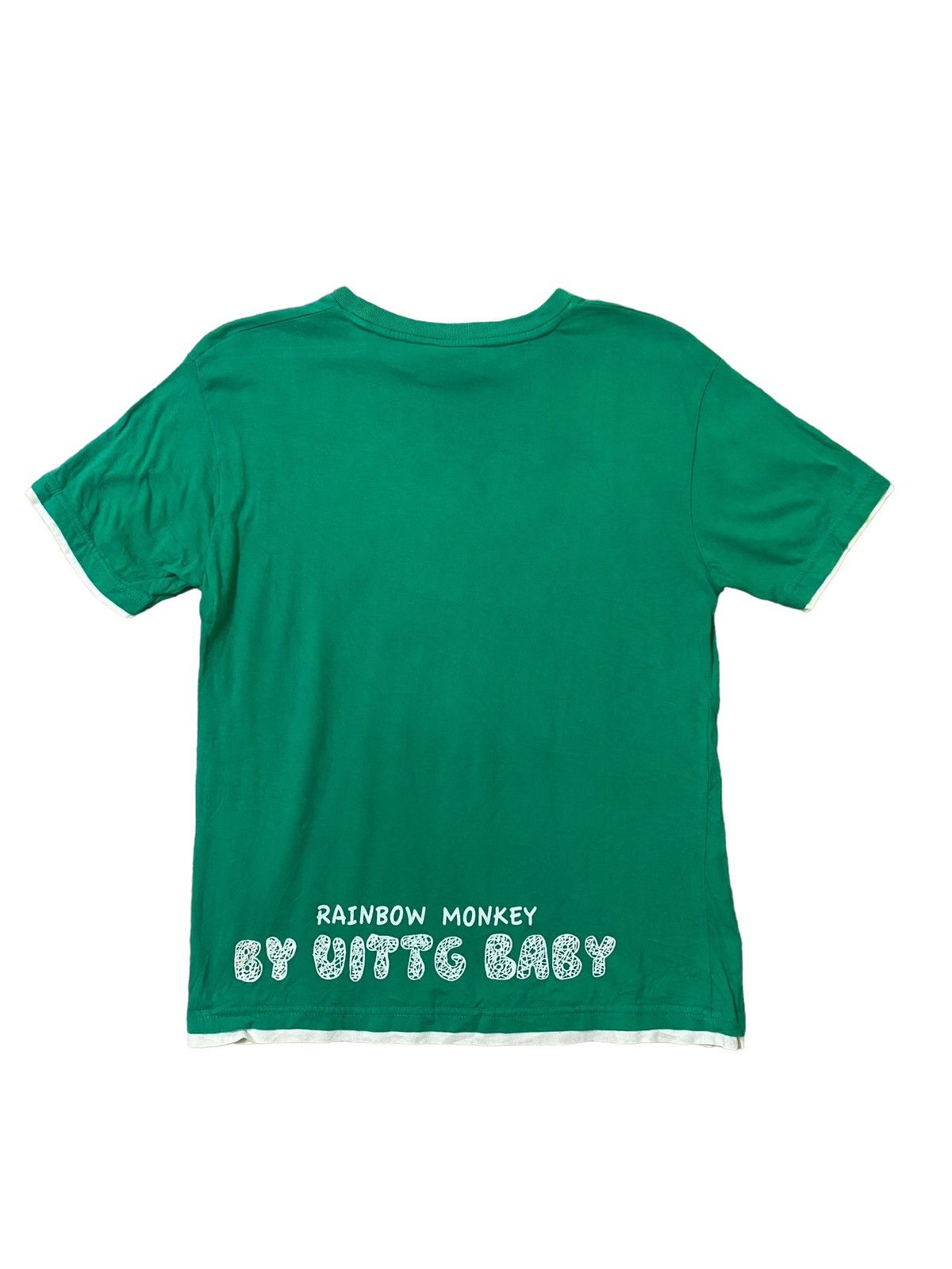 Japanese Brand Offer Uittg Baby Rainbow Monkey Multicolour Print Tee Size US S / EU 44-46 / 1 - 2 Thumbnail