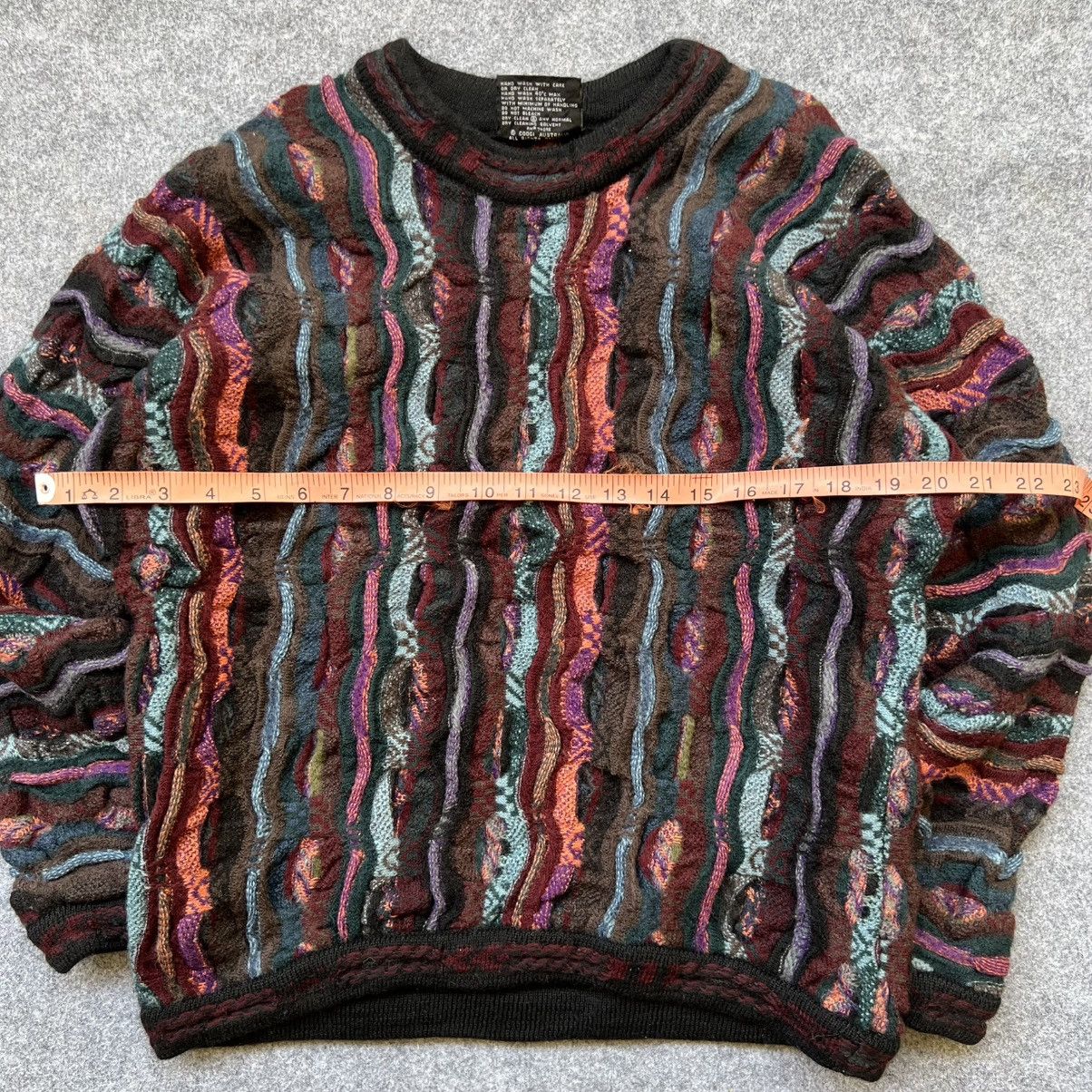 Coogi × Vintage Crazy Vintage Coogi 3D Cable Knit Sweater Size US M / EU 48-50 / 2 - 7 Thumbnail