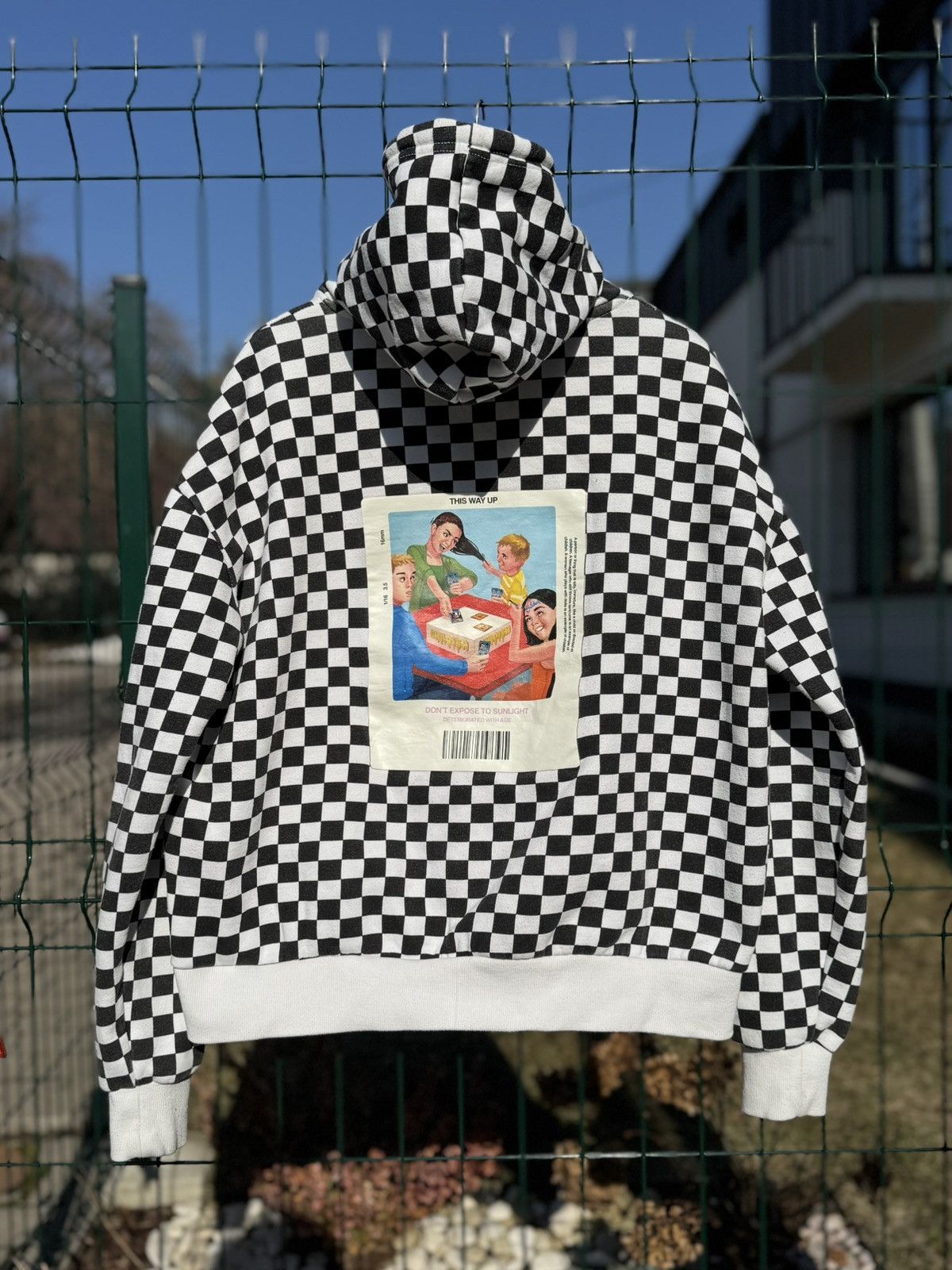 CHILDS Childish 2003 Checkerboard Graphic Hoodie blink 182 Size US M / EU 48-50 / 2 - 5 Thumbnail