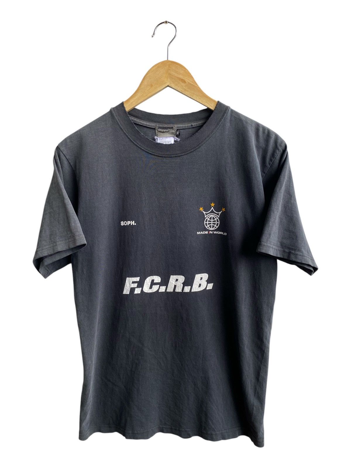 F.C.R.B × Sophnet. × Vintage Vintage Distressed Sophnet FCRB Made In World tee Size US M / EU 48-50 / 2 - 1 Thumbnail