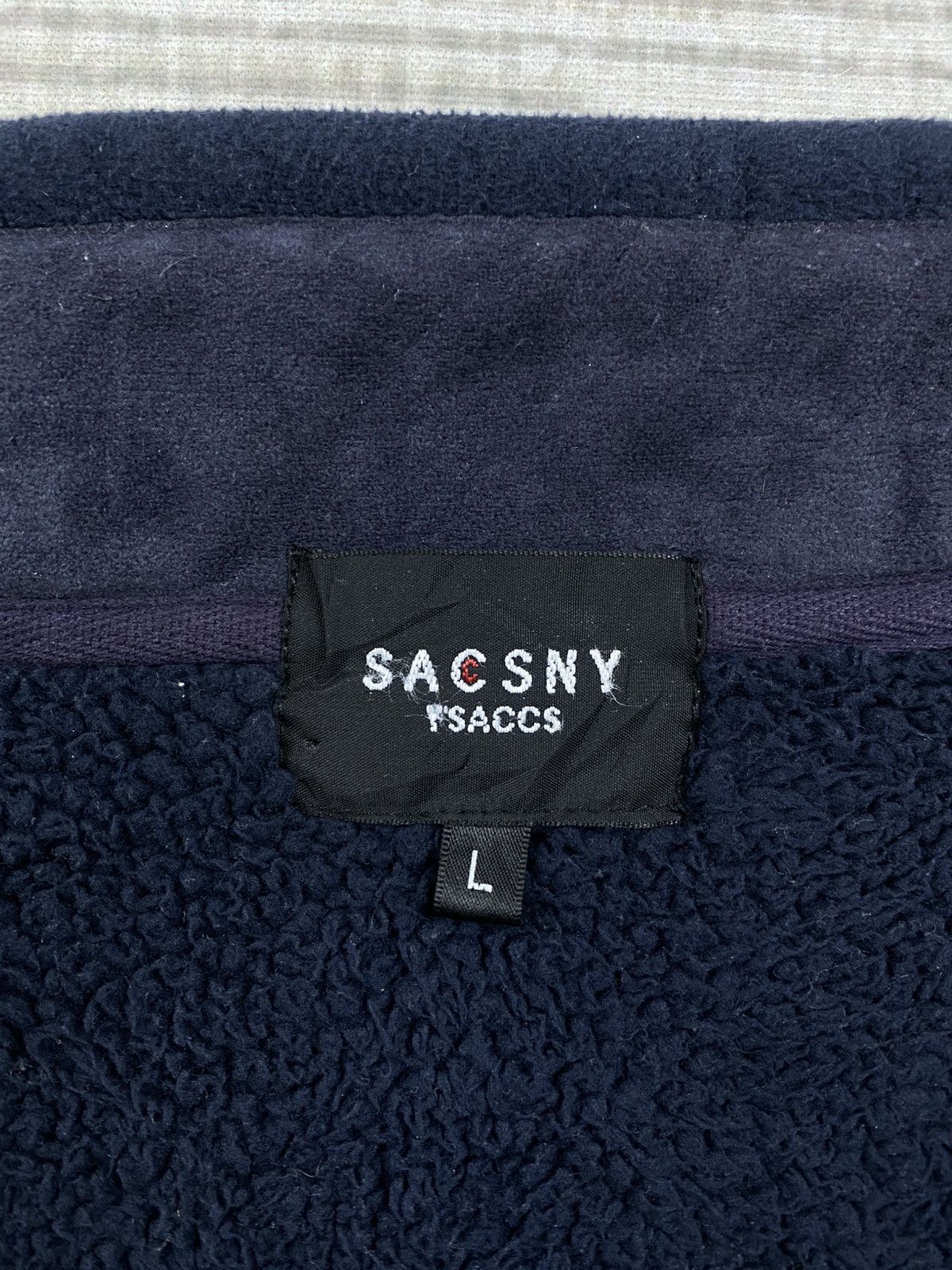 Yohji Yamamoto Vintage Sacsny Y’saccs By Yohji Yamamoto Fleece Jacket Size US M / EU 48-50 / 2 - 7 Thumbnail