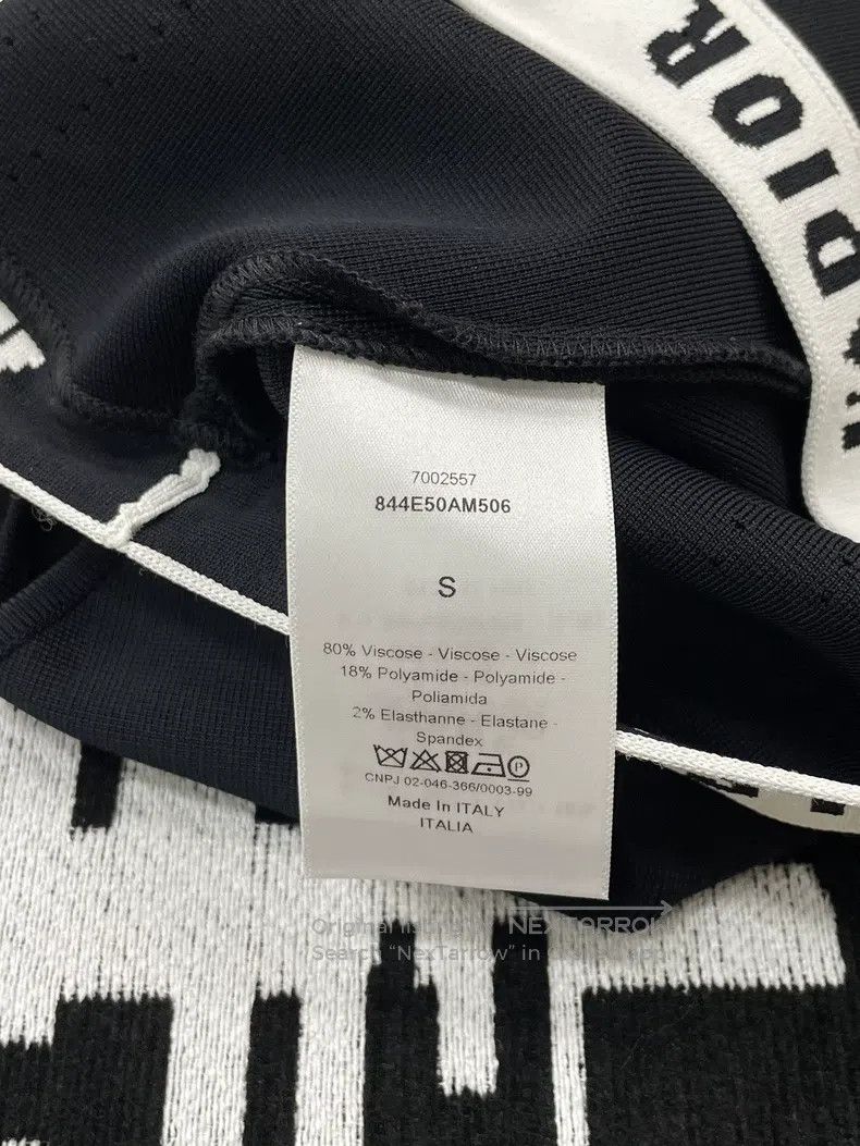 Dior Dior Size S Black waist logo letter leggings shorts Size 42" / US 20 - 5 Thumbnail
