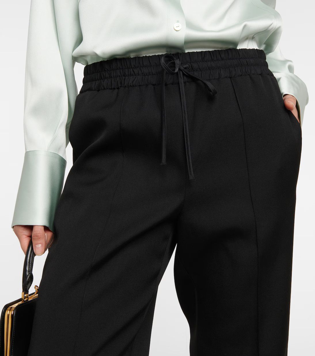 Jil Sander o1y1025 Jogger in Black Size 26" / US 2 / IT 38 - 6 Thumbnail