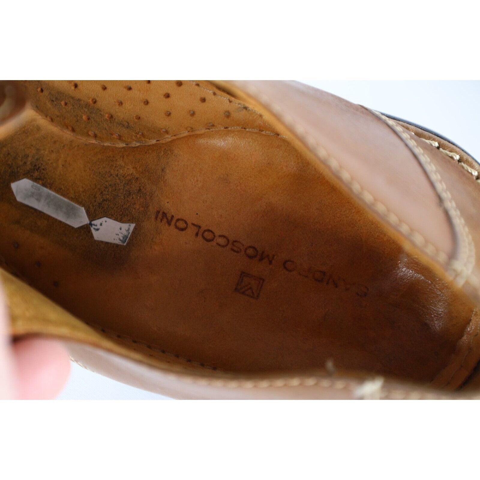 Sandro Moscoloni Sandro Moscolini Brazil Leather Toe Cap Oxford Dress Shoes Size US 11.5 / EU 44-45 - 10 Thumbnail