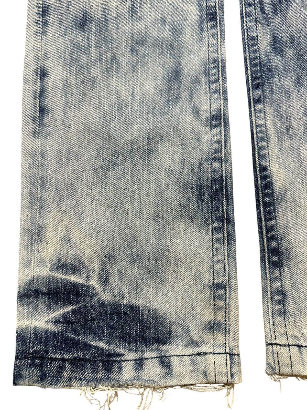 If Six Was Nine Vintage Japanese Brand Acid Wash Style Distress Style Jeans Size US 34 / EU 50 - 7 Thumbnail