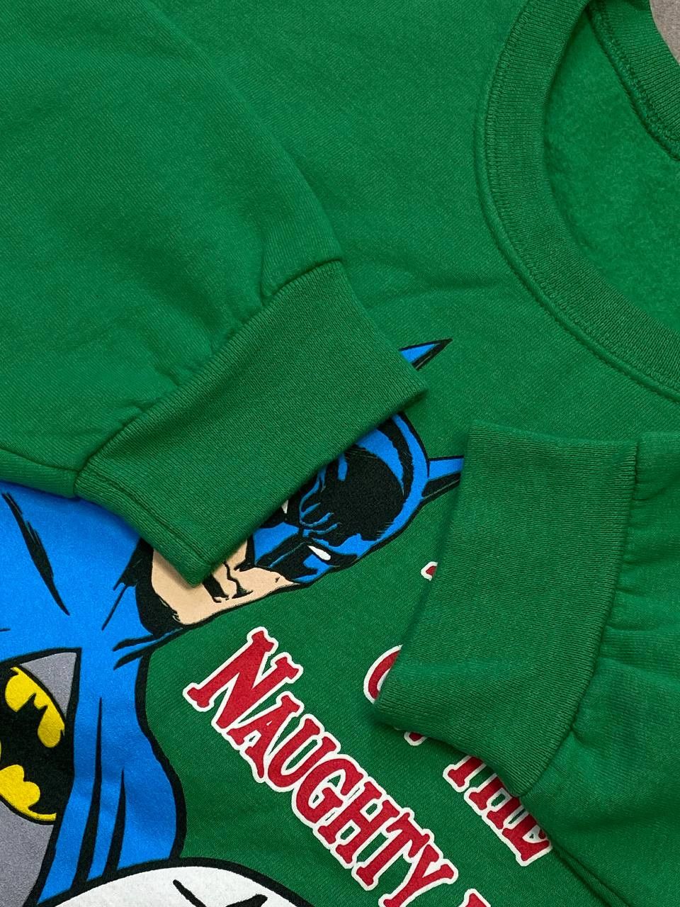 DC Comics Vintage DC Comics Batman Naughty list 2000s Promo Sweatshirt Size US XL / EU 56 / 4 - 7 Thumbnail