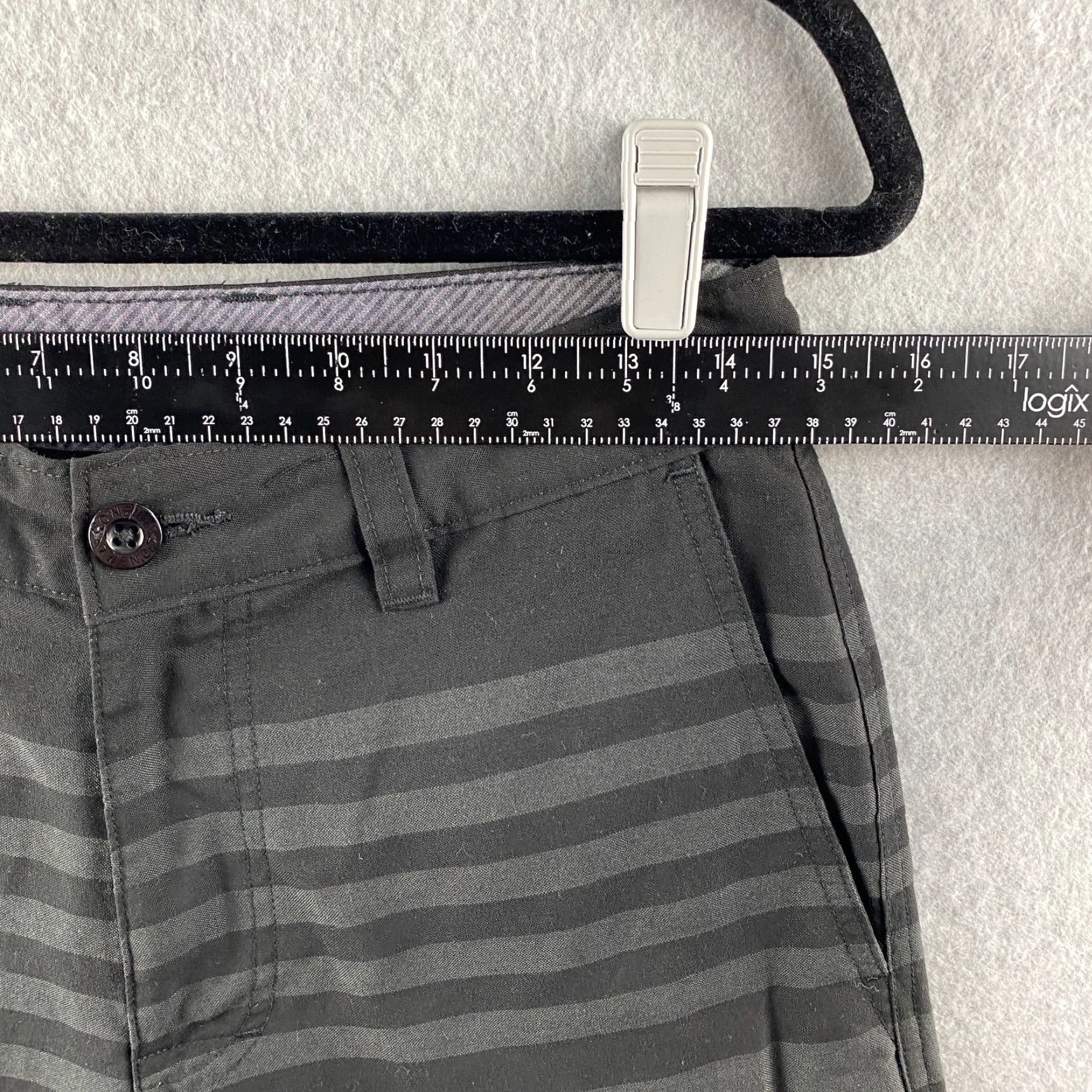 O'Neill O'Neill Hybrid Shorts 28 Mens Black Board Shorts Chino Crossover Striped Golf Size US 28 / EU 44 - 6 Thumbnail