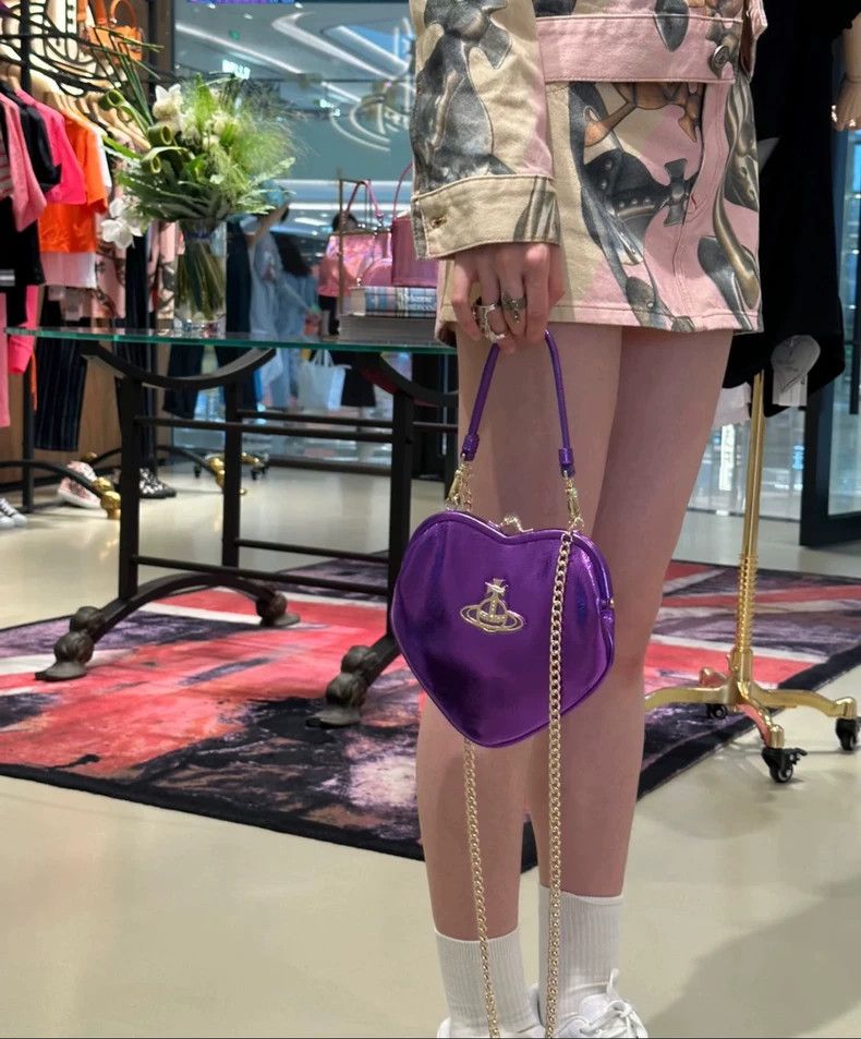 Vivienne Westwood Vivienne Westwood size os Radar purple heart bag Size ONE SIZE - 8 Thumbnail