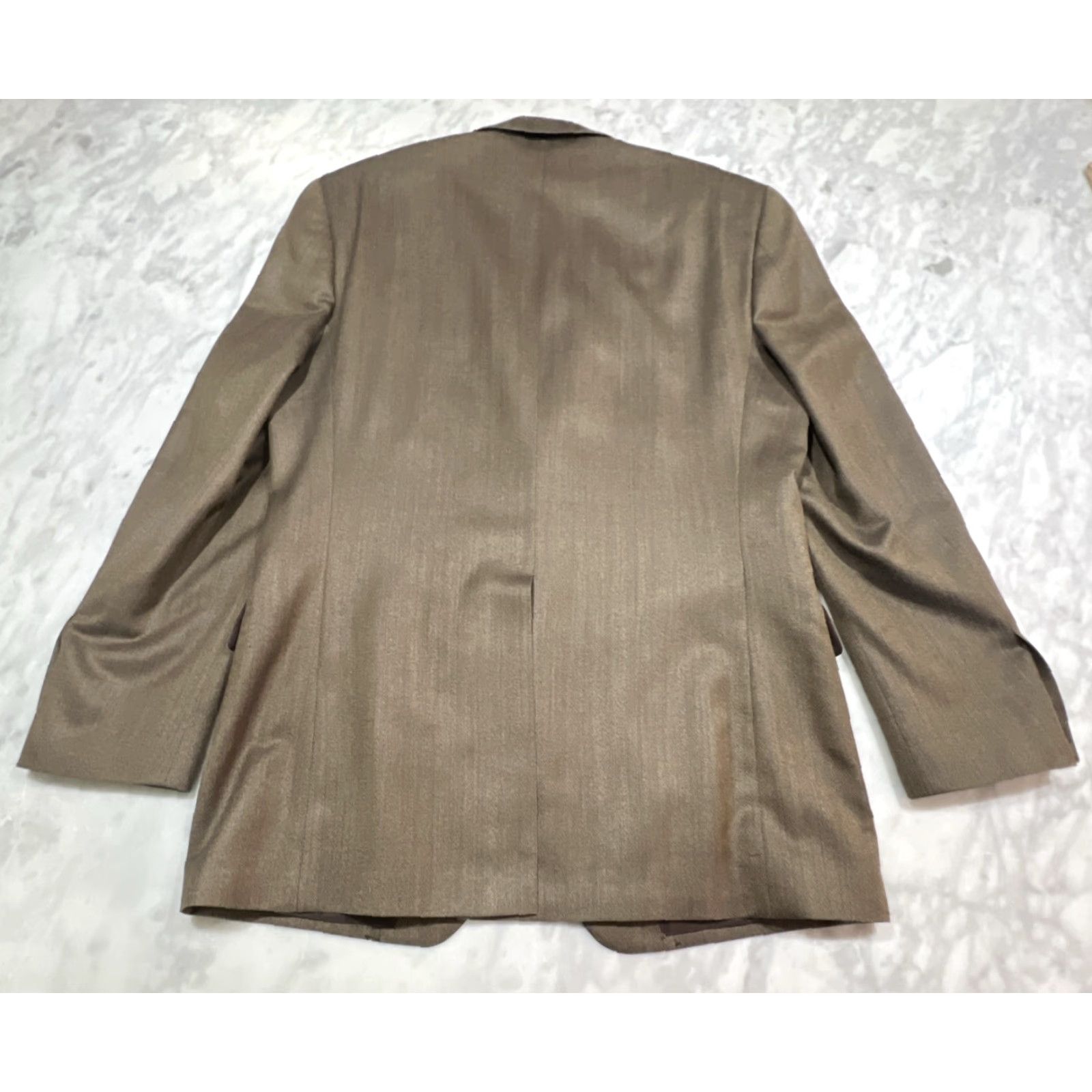 Ralph Lauren Ralph Lauren Sport Coat Blazer Mens 40L Brown Wool Silk Two-Button Sports Size 40L - 6 Thumbnail