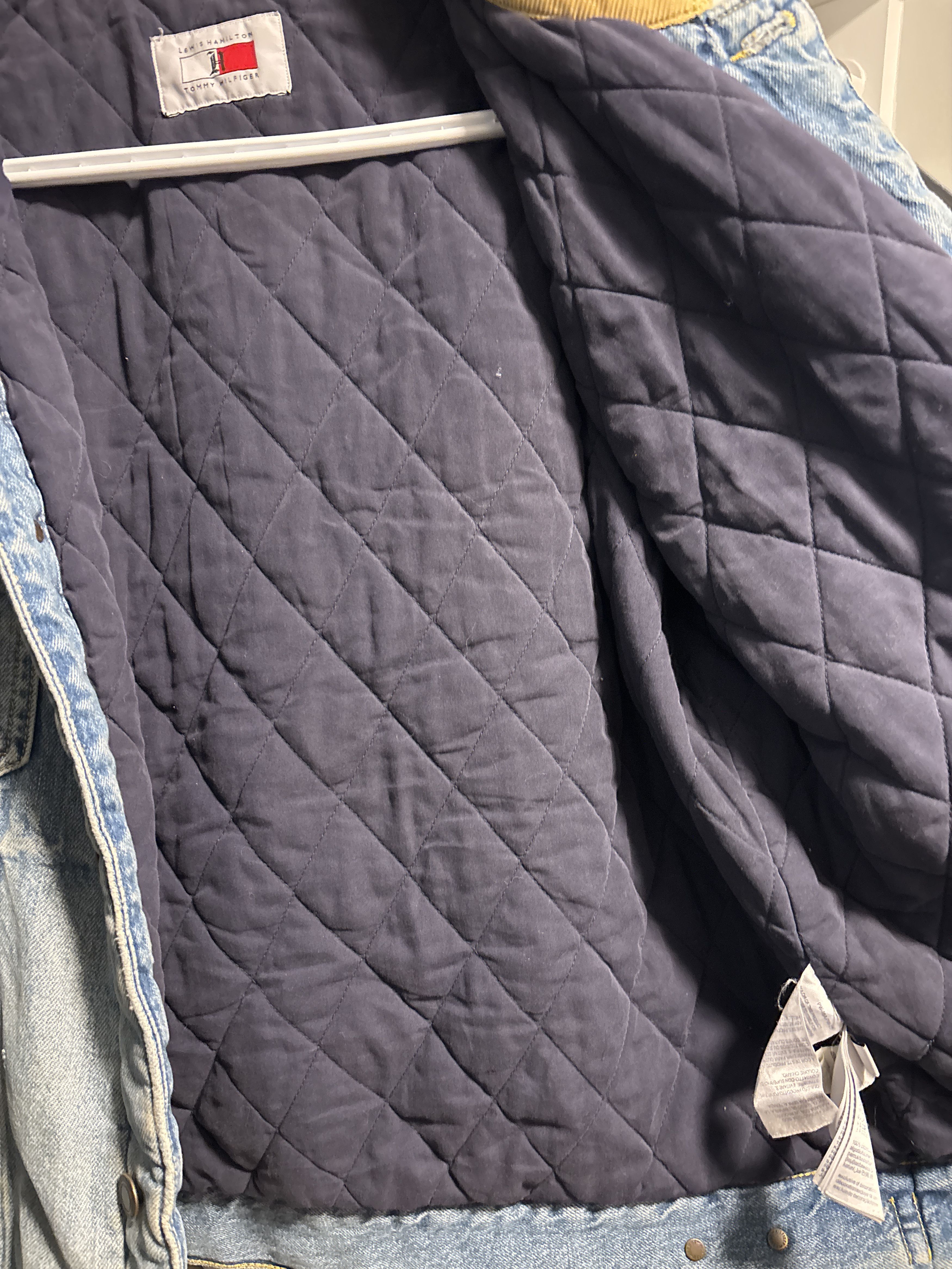 Tommy Hilfiger Tommy Hilfiger x Lewis Hamilton Quilted Denim Jacket Size US M / EU 48-50 / 2 - 5 Thumbnail