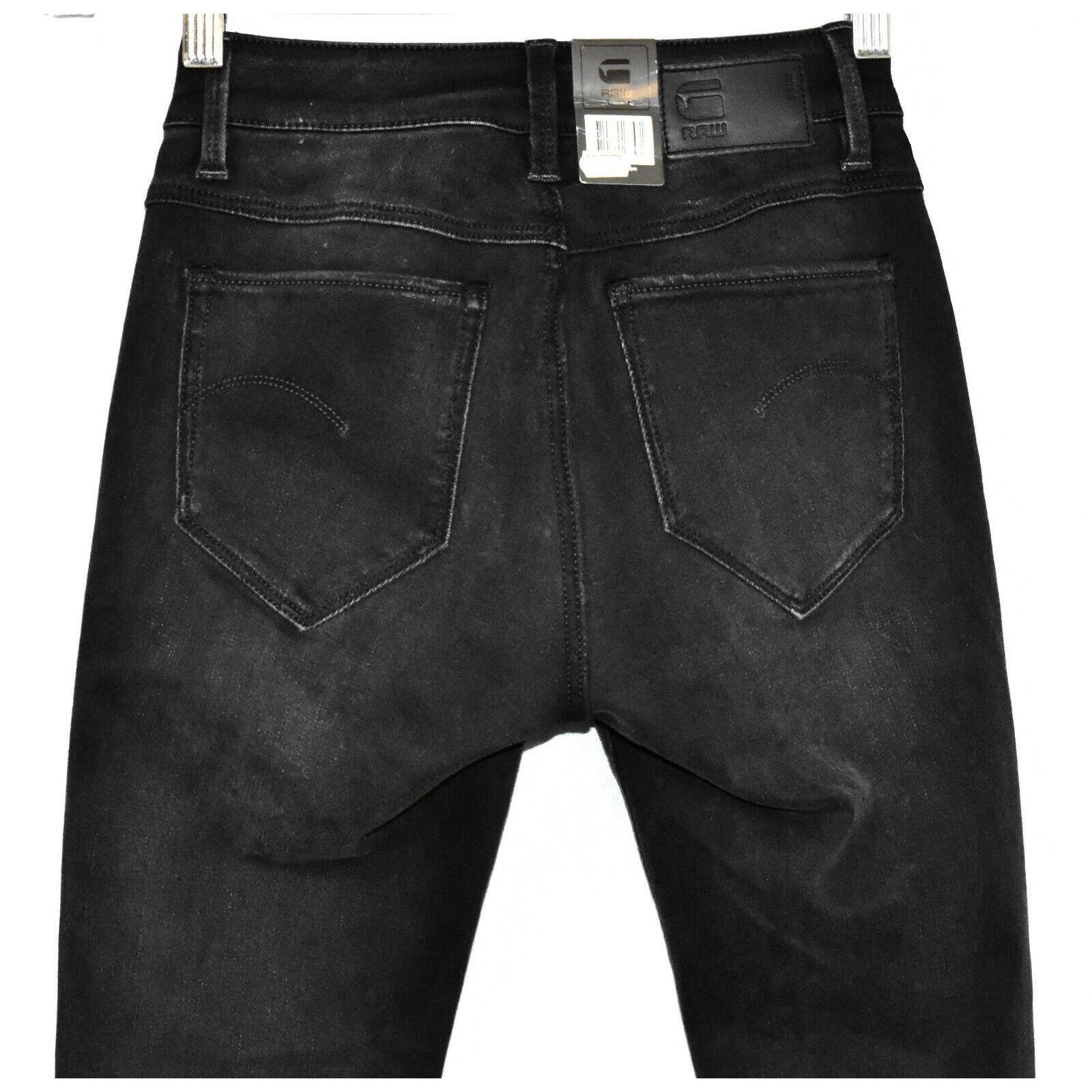 G-Star NEW G STAR SHAPE RAW Black Stretch High Skinny Jeans 25 $180 Size 25" / US 0 / IT 36 - 4 Thumbnail