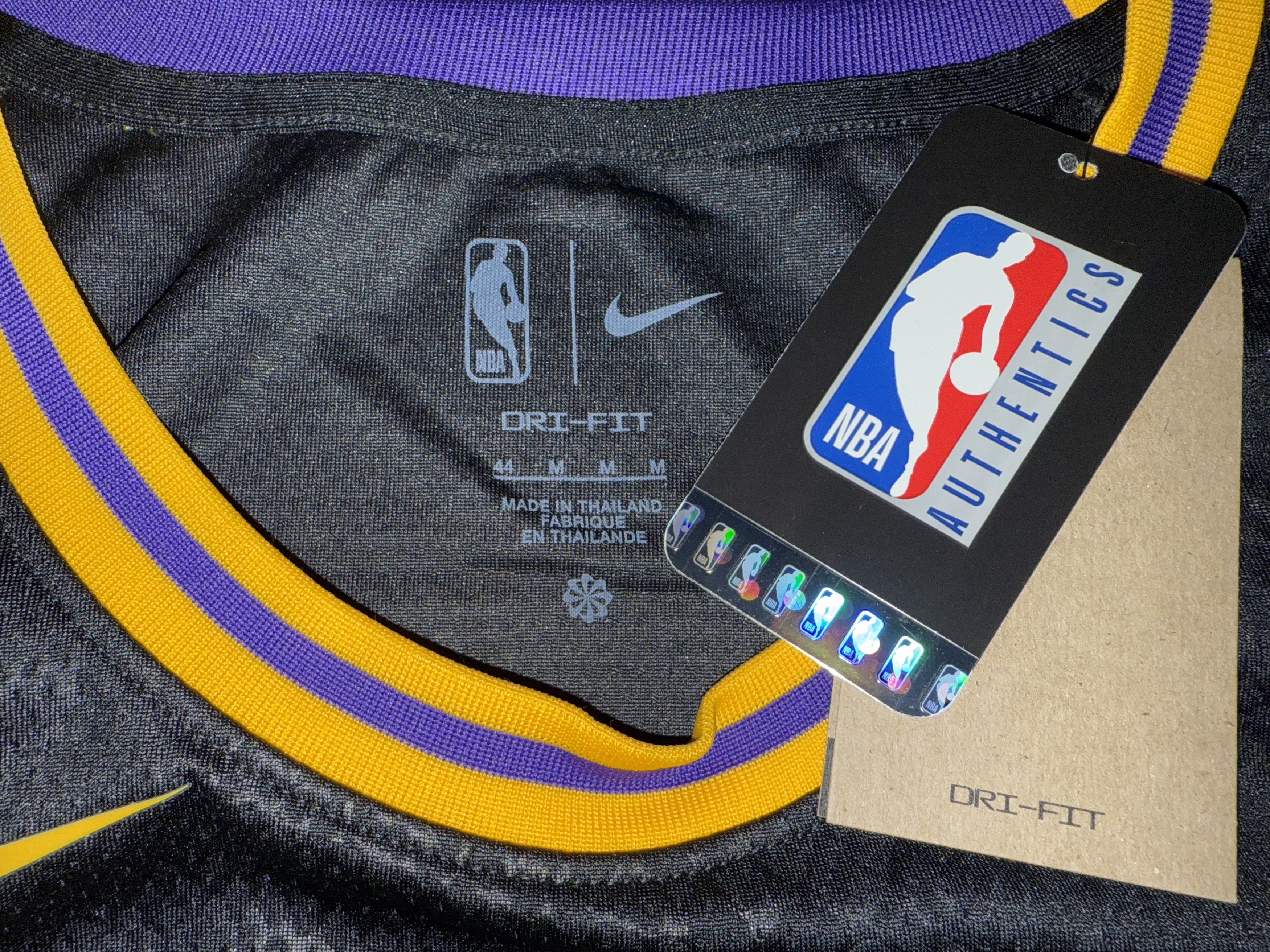 NBA × Nike Anthony Davis "Mamba" 2020 NBA Championship Jersey *NWT* Size US M / EU 48-50 / 2 - 4 Thumbnail