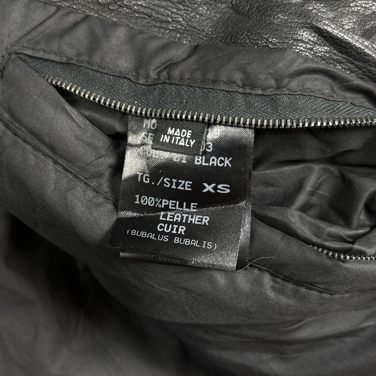 Neil Barrett Archive Neil Barrett - Riri Zips Wrinkled Leather Jacket Size US M / EU 48-50 / 2 - 9 Thumbnail