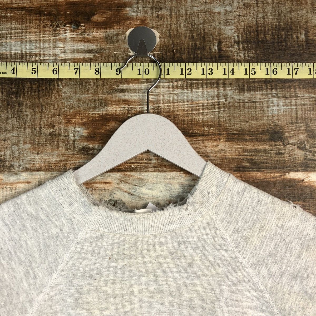 Tultex Tultex vintage ripped plain Sweatshirt #A2499 Size US M / EU 48-50 / 2 - 4 Thumbnail