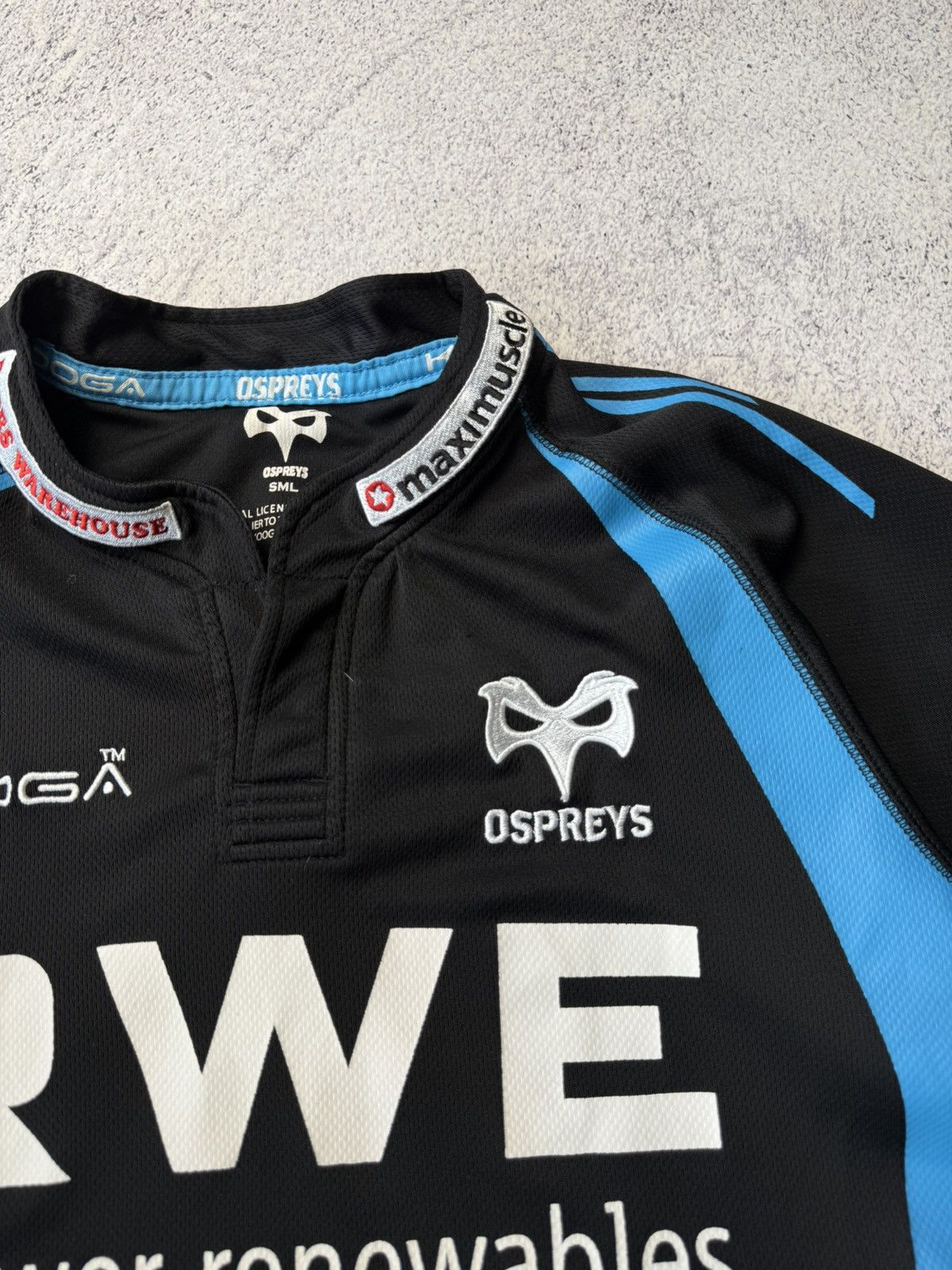Vintage Ospreys Rugby Union Kooga Great Shape Ospreys Throwback Size US M / EU 48-50 / 2 - 7 Thumbnail
