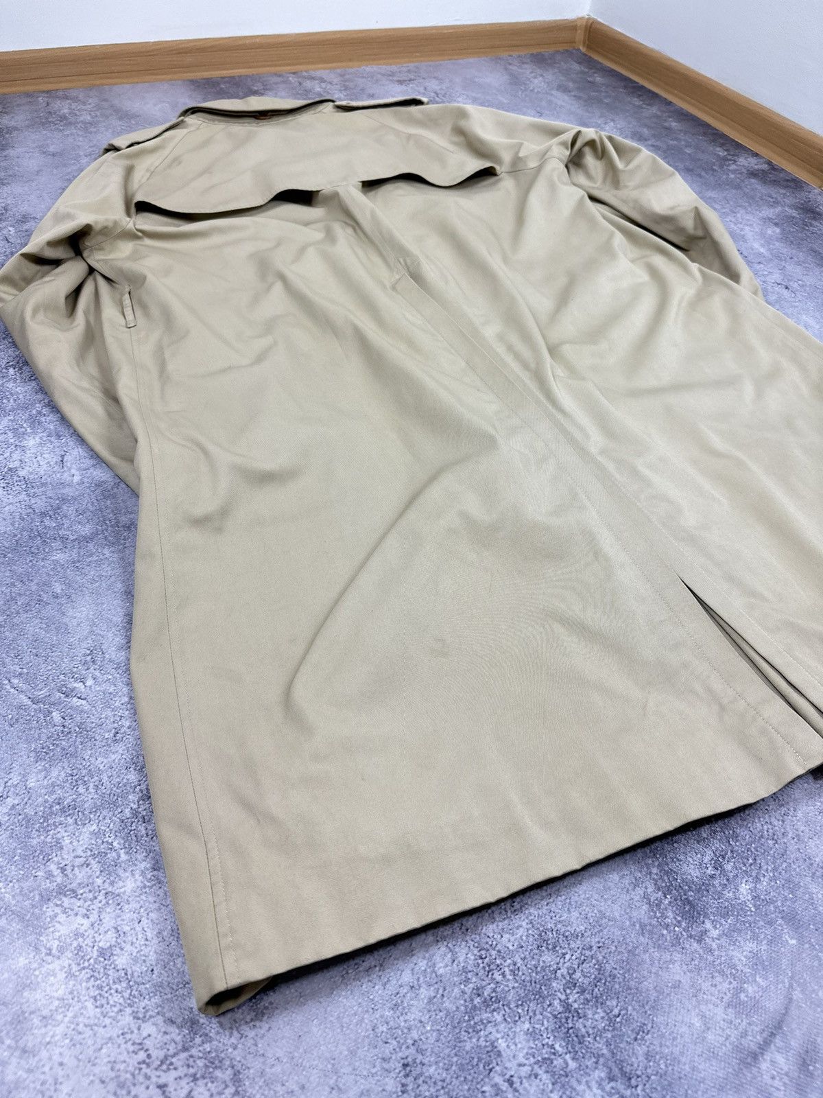 DAKS Vintage Daks London Luxury Nova Check Designer Trench Coat Size US XL / EU 56 / 4 - 16 Thumbnail
