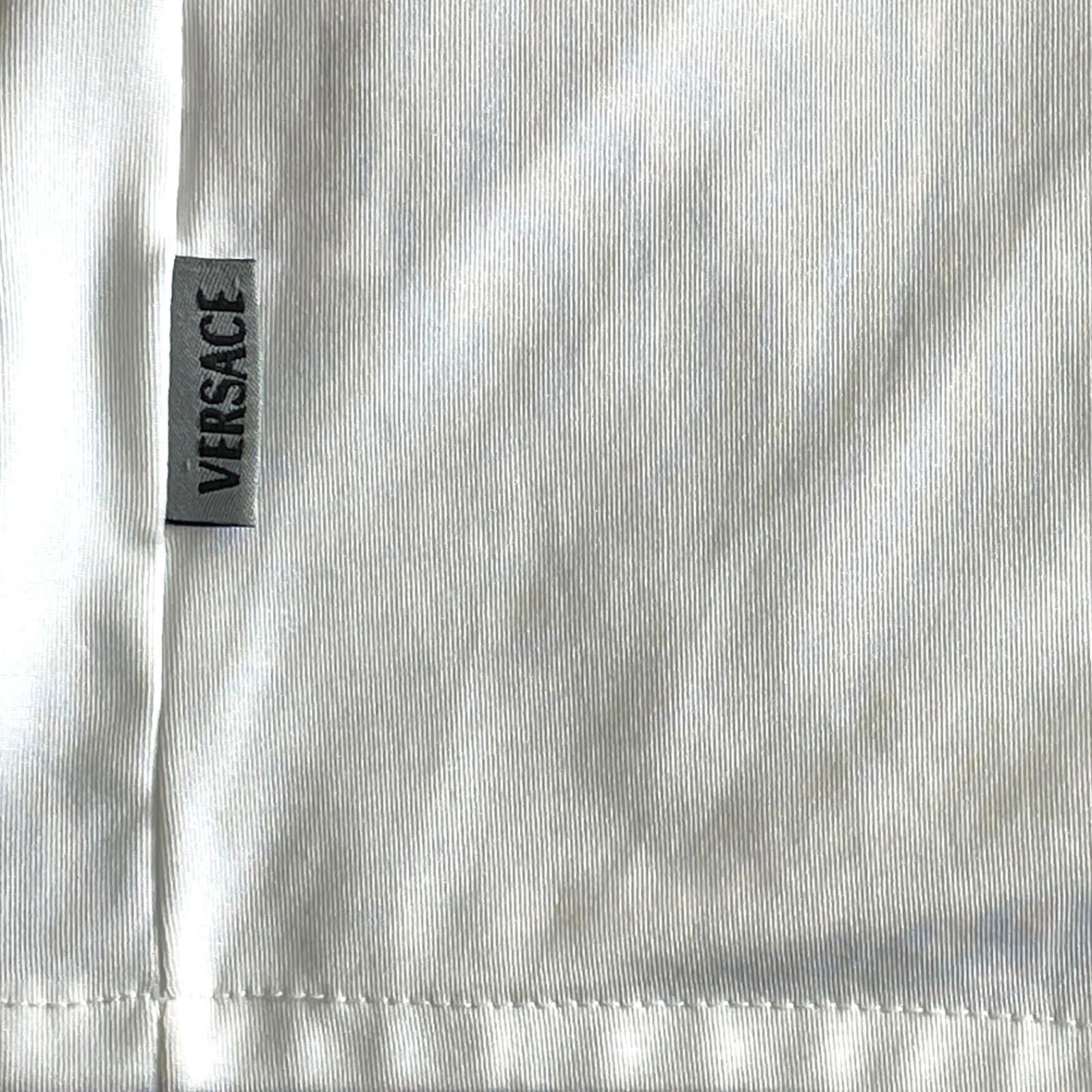 Versace Gianni Versace Logo Tape Shirt Mens XL White Designer CLEAN Size US XL / EU 56 / 4 - 8 Thumbnail