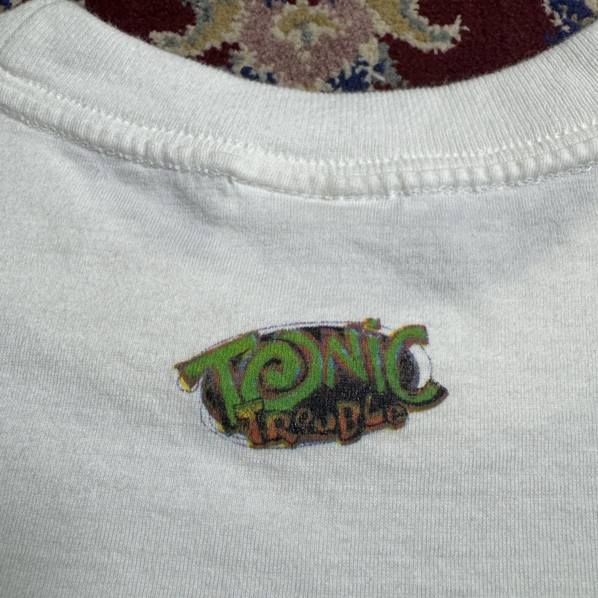 Playstation 1999 Tonic Trouble Ubisoft video game promo tee 90s nintendo Size US XL / EU 56 / 4 - 2 Thumbnail