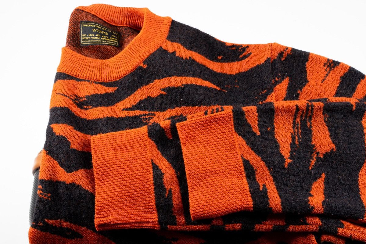 Neighborhood Tiger Camo Intarsia Sweater Size US M / EU 48-50 / 2 - 5 Thumbnail