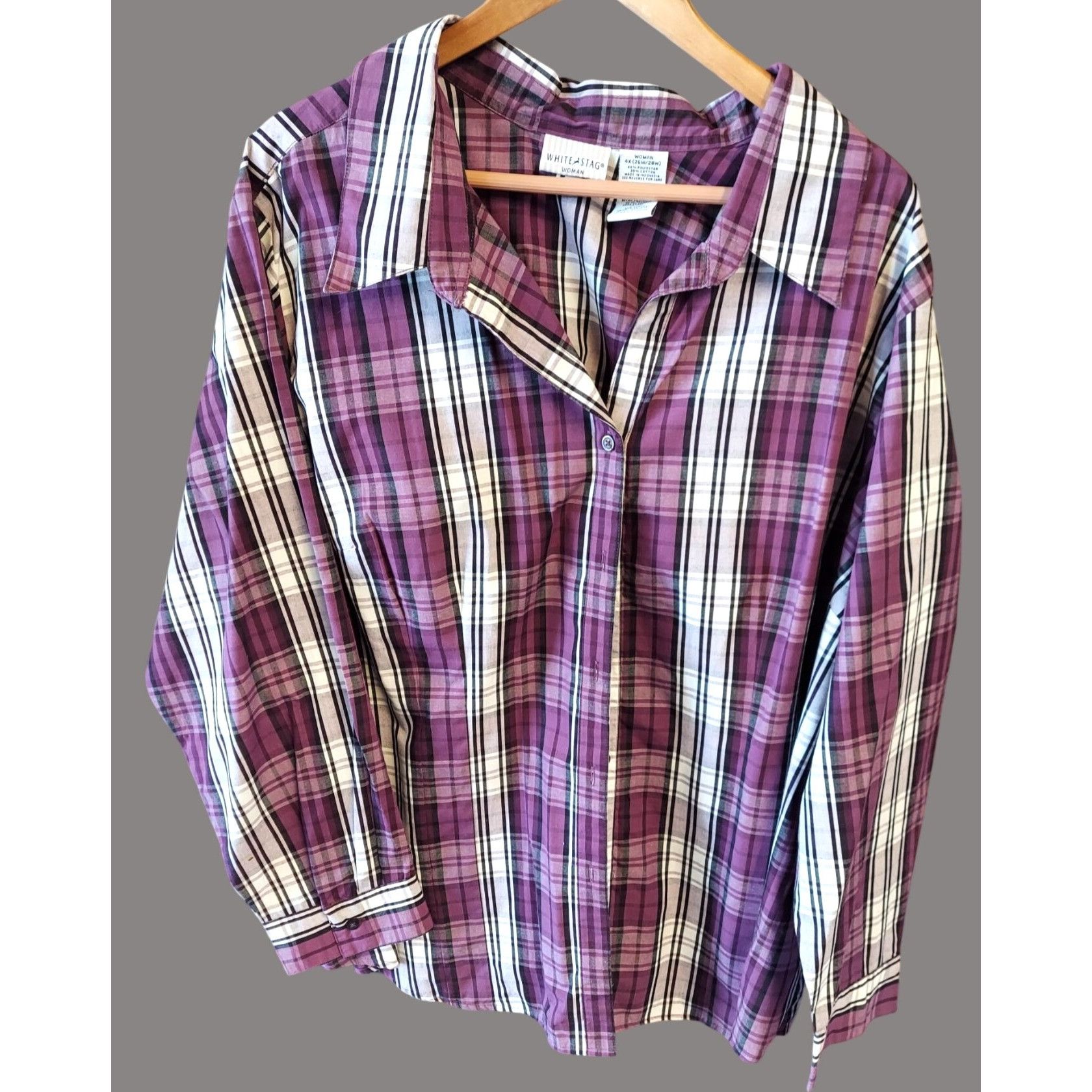 Other Womens Business Casual Plus Size 4X Bundle of 3 Blouses Q01 Size 4XL / US 24-26 - 7 Thumbnail