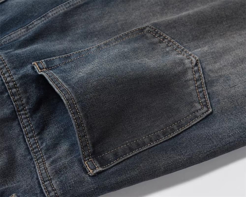 Japanese Brand × Jean Punk washed distressed wide-leg jeans for men Size US 32 / EU 48 - 4 Thumbnail