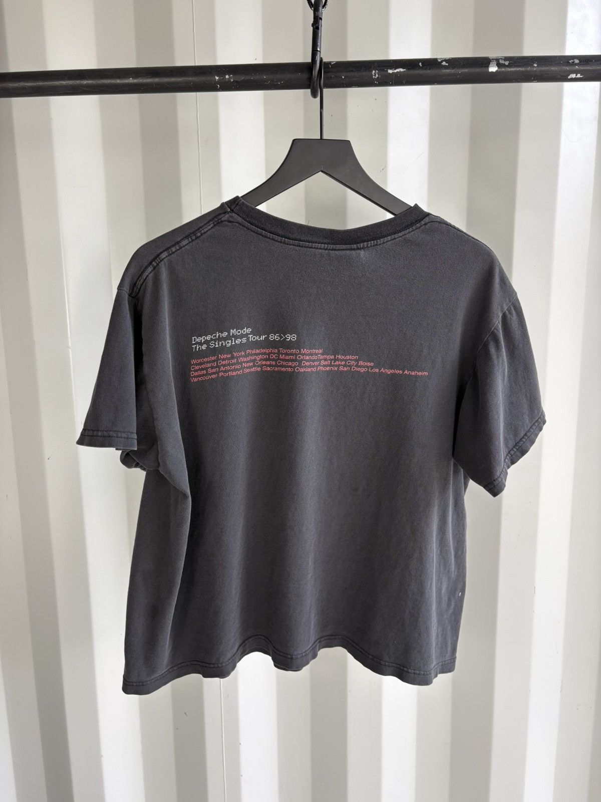 Band Tees Thrashed Depeche Mode Faded Distressed Shirt GRUNGE Boxy Size US M / EU 48-50 / 2 - 3 Thumbnail