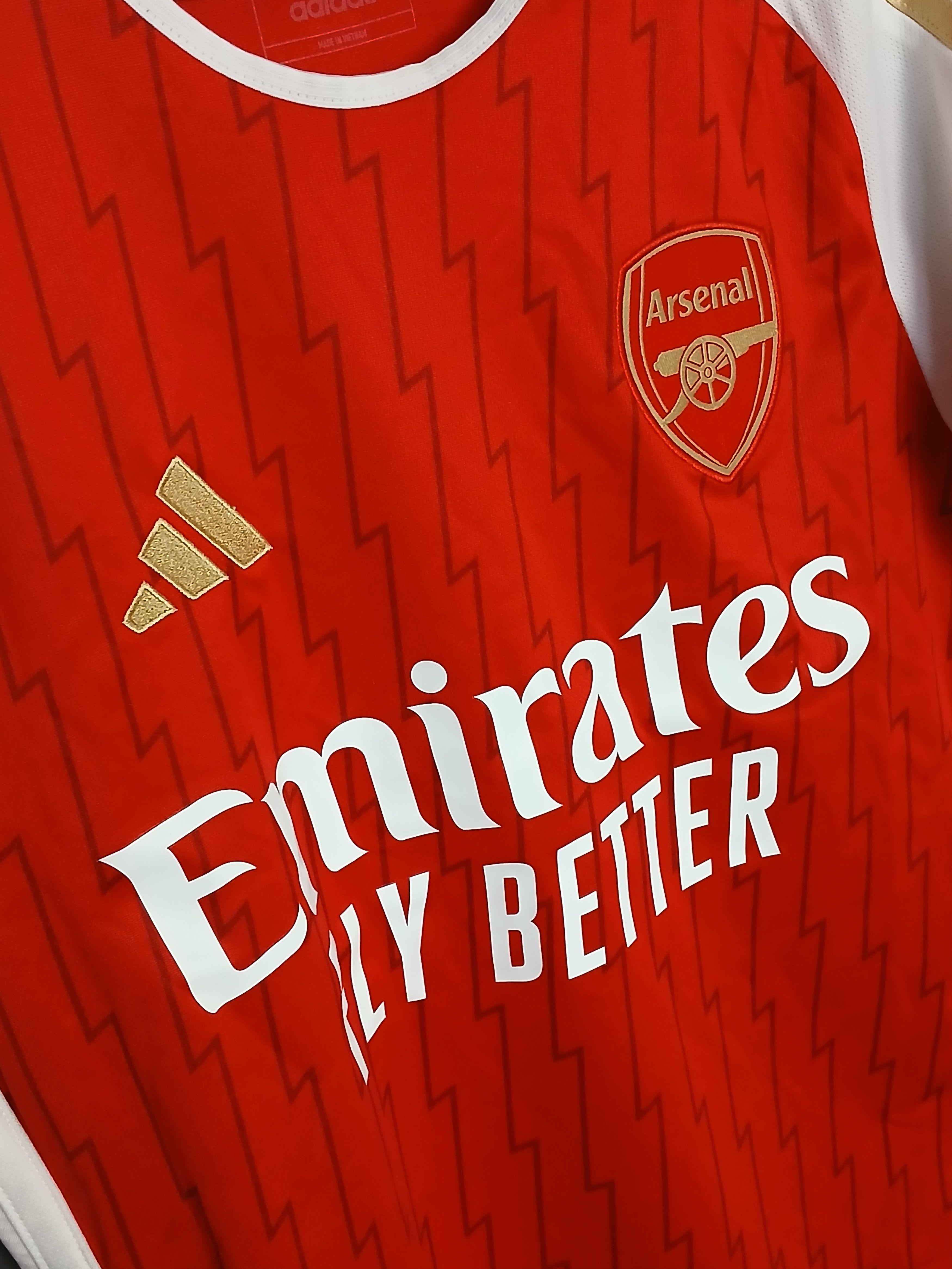 Adidas New Arsenal 23/24 Home Football Jersey T-Shirt Size US XS / EU 42 / 0 - 3 Thumbnail