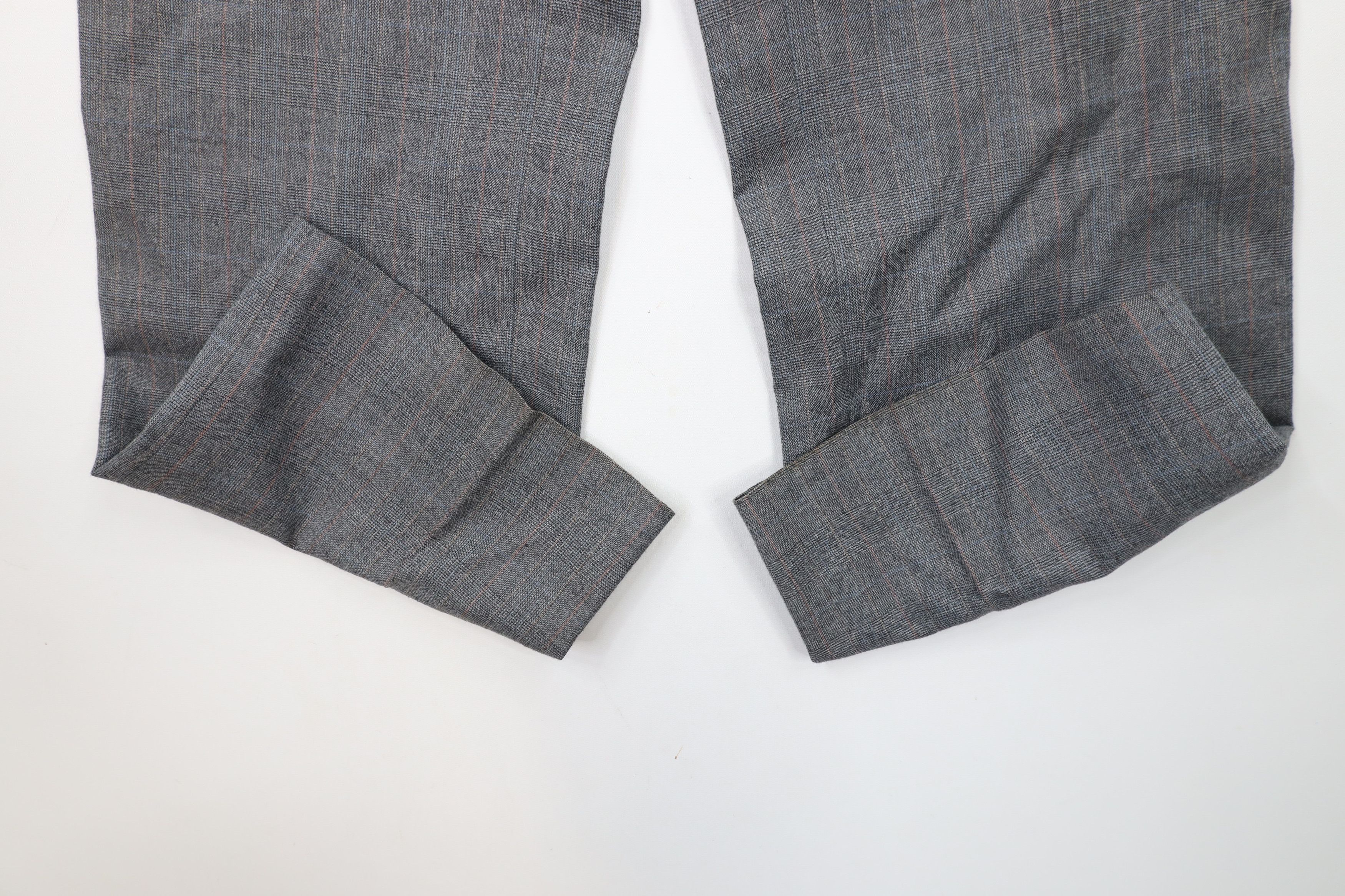 Vintage Vintage 70s Streetwear Wool Blend Wide Leg Chino Pants USA Size US 32 / EU 48 - 5 Thumbnail