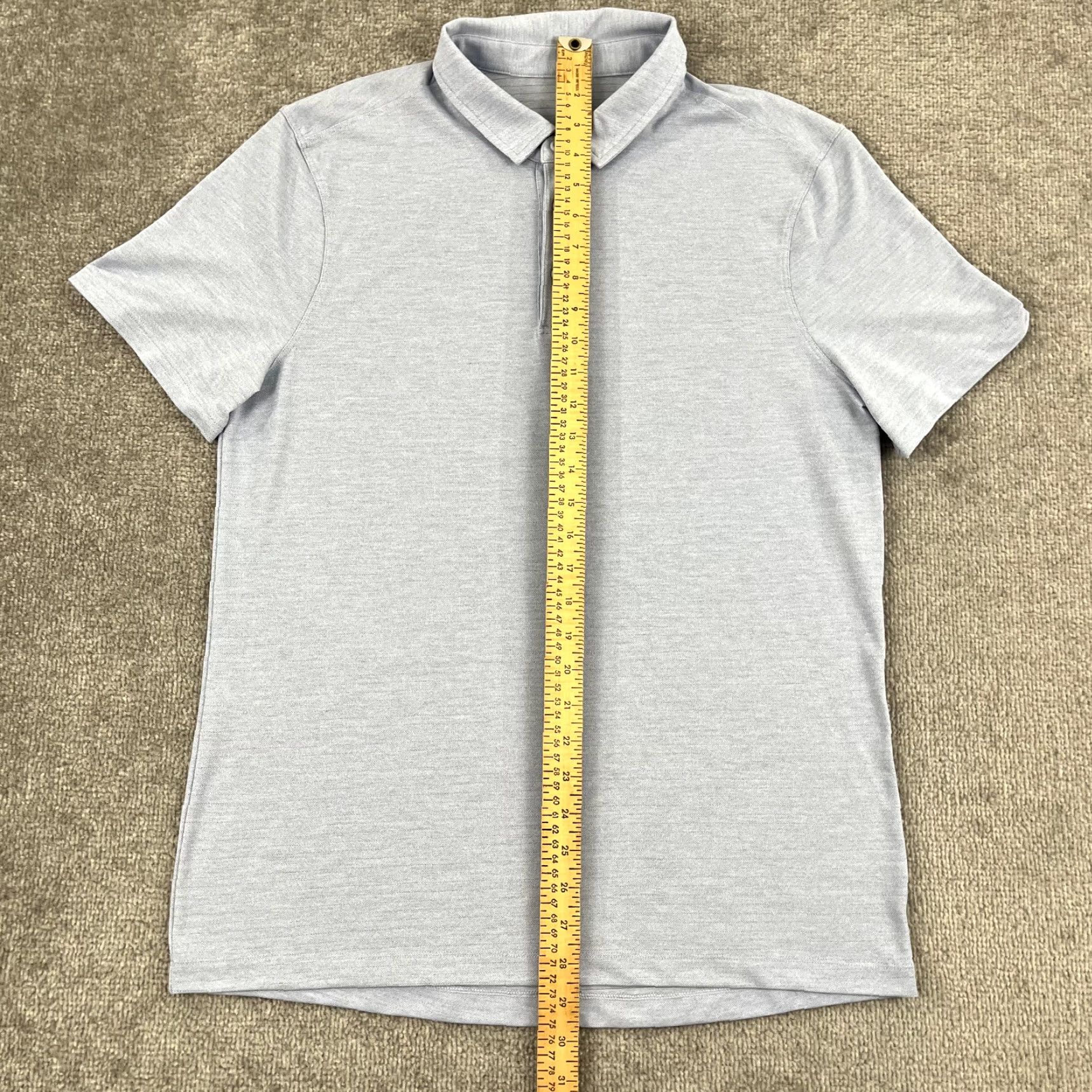 Lululemon LULULEMON Shirt Large Light Blue Performance Golf Sport Preppy Stretch Mens Size US L / EU 52-54 / 3 - 4 Thumbnail