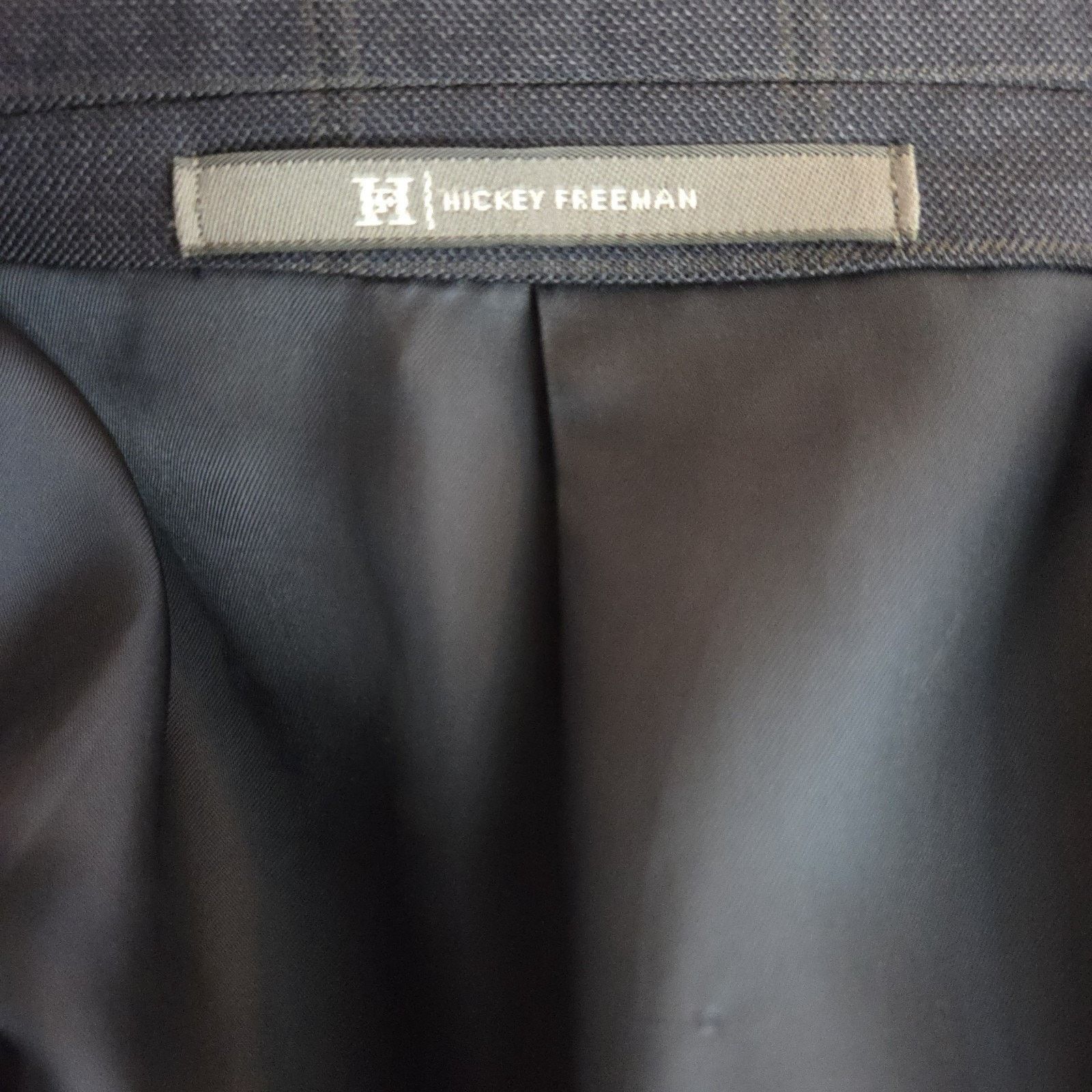 Hickey Freeman Hickey Freeman Madison Sports Jacket Mens 42L Blue Worsted Size 42L - 7 Thumbnail