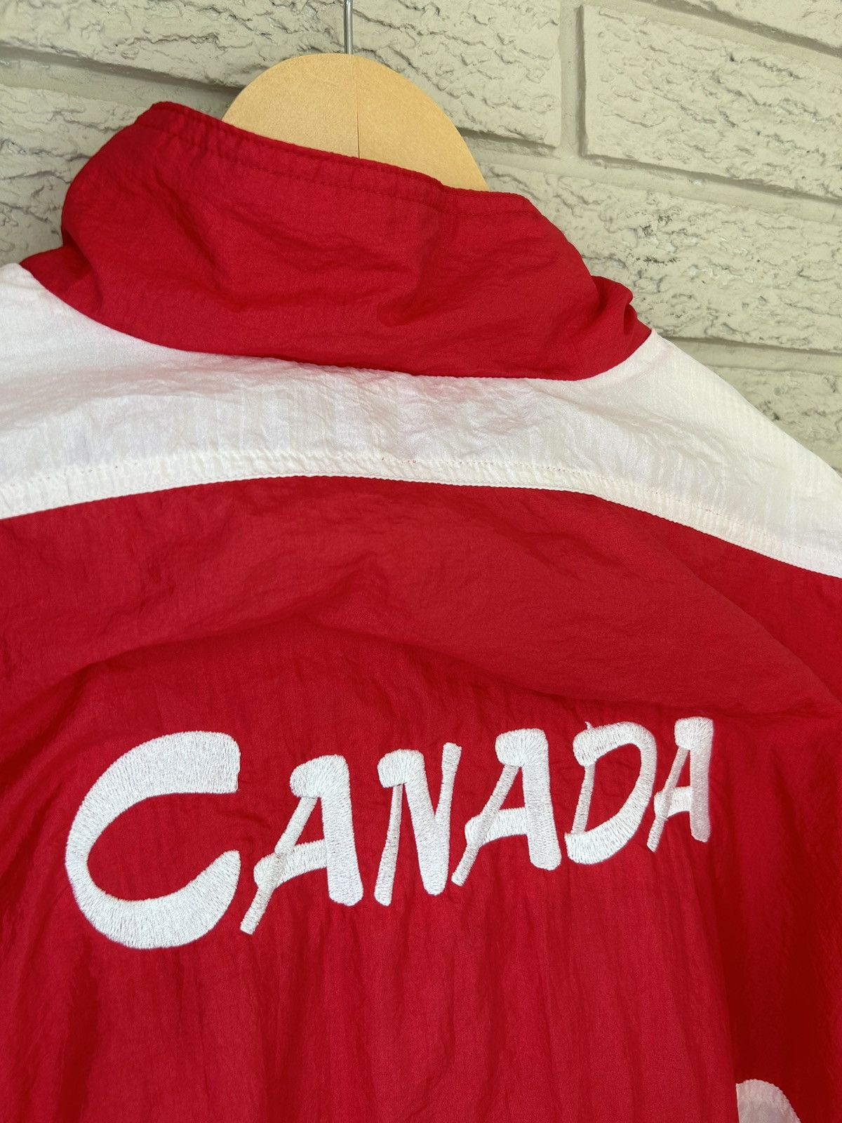 Speedo Vintage 90s Speedo Olympic Team Canada Diving Light Jacket Size US XL / EU 56 / 4 - 7 Thumbnail