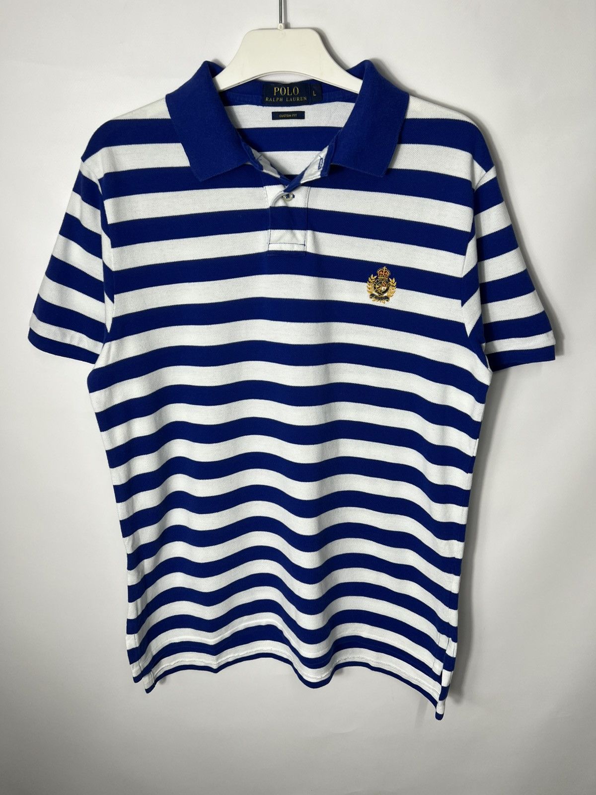 Polo Ralph Lauren Vintage Streetwear y2k Polo Ralph Lauren Striped Polo Shirt Size US L / EU 52-54 / 3 - 1 Thumbnail