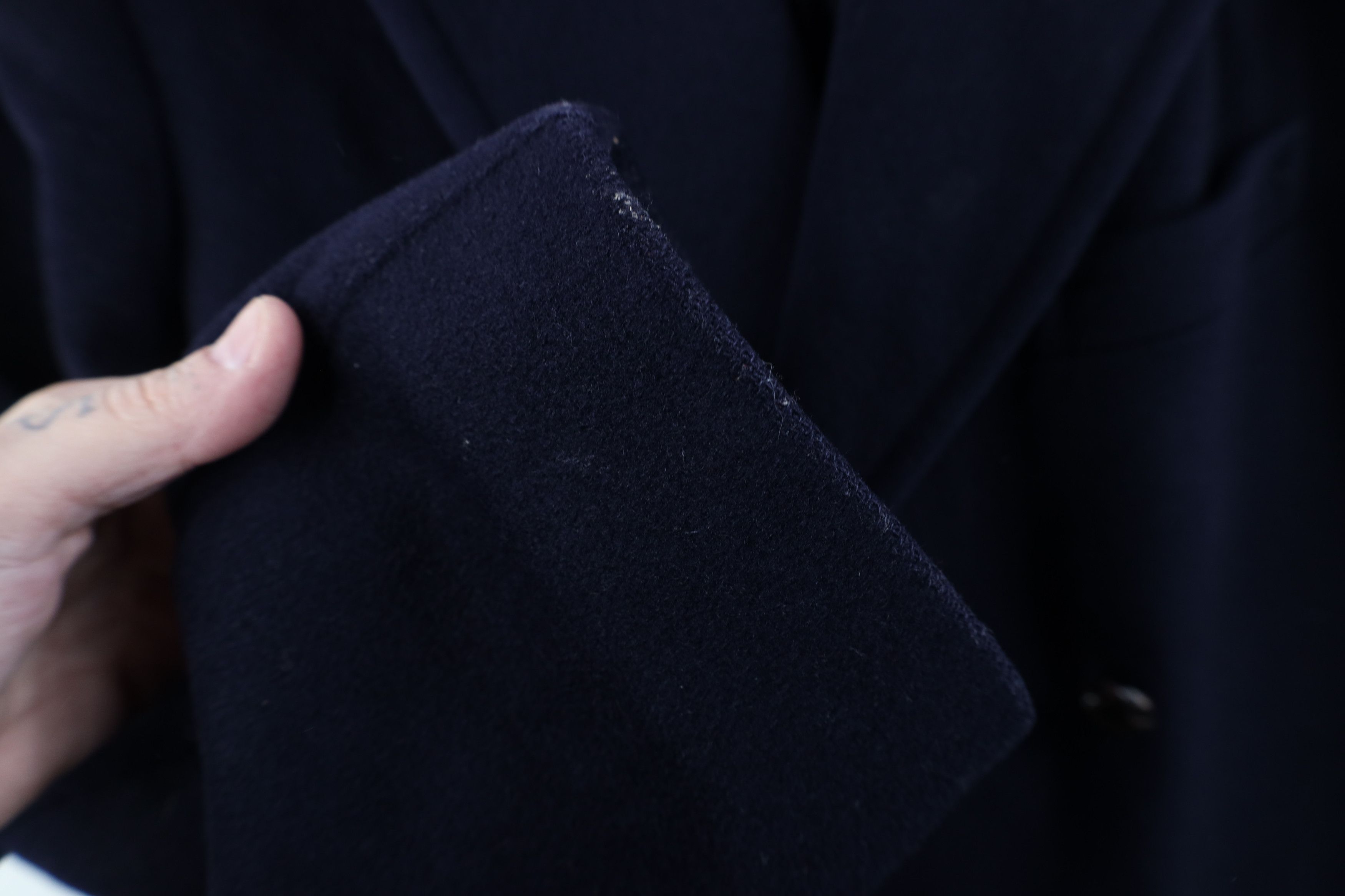 Vintage Vintage 70s Streetwear Heavy Wool Overcoat Jacket Blue USA Size US XL / EU 56 / 4 - 7 Thumbnail