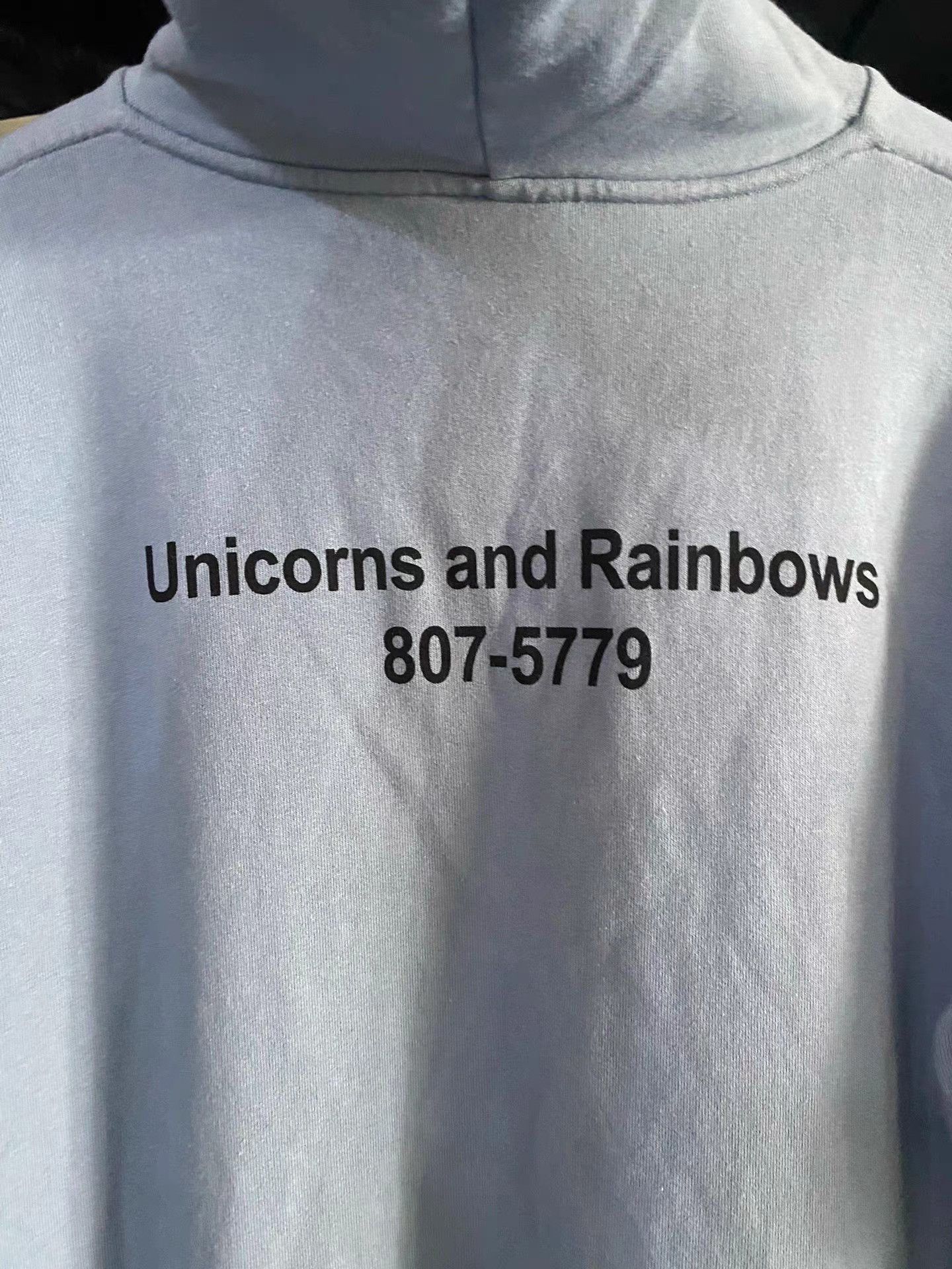 Vetements Vetements Blue Unicorn Hoodie Size US XS / EU 42 / 0 - 3 Thumbnail