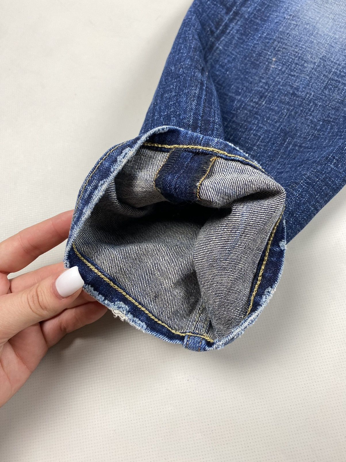 DENHAM × Japanese Brand Denham Crop Low Crotch men’s jeans size 32 Size US 32 / EU 48 - 13 Thumbnail