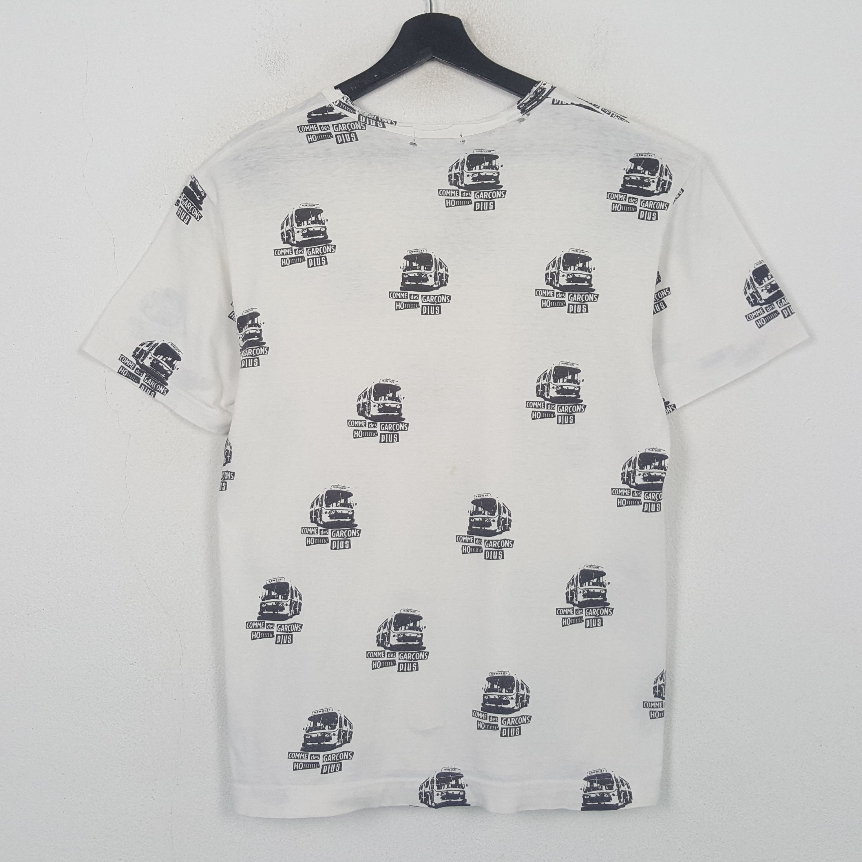 Comme des Garcons Homme Plus Comme Des Garcons Japanese Brand Distressed Tshirt C294N48 Size US L / EU 52-54 / 3 - 3 Thumbnail