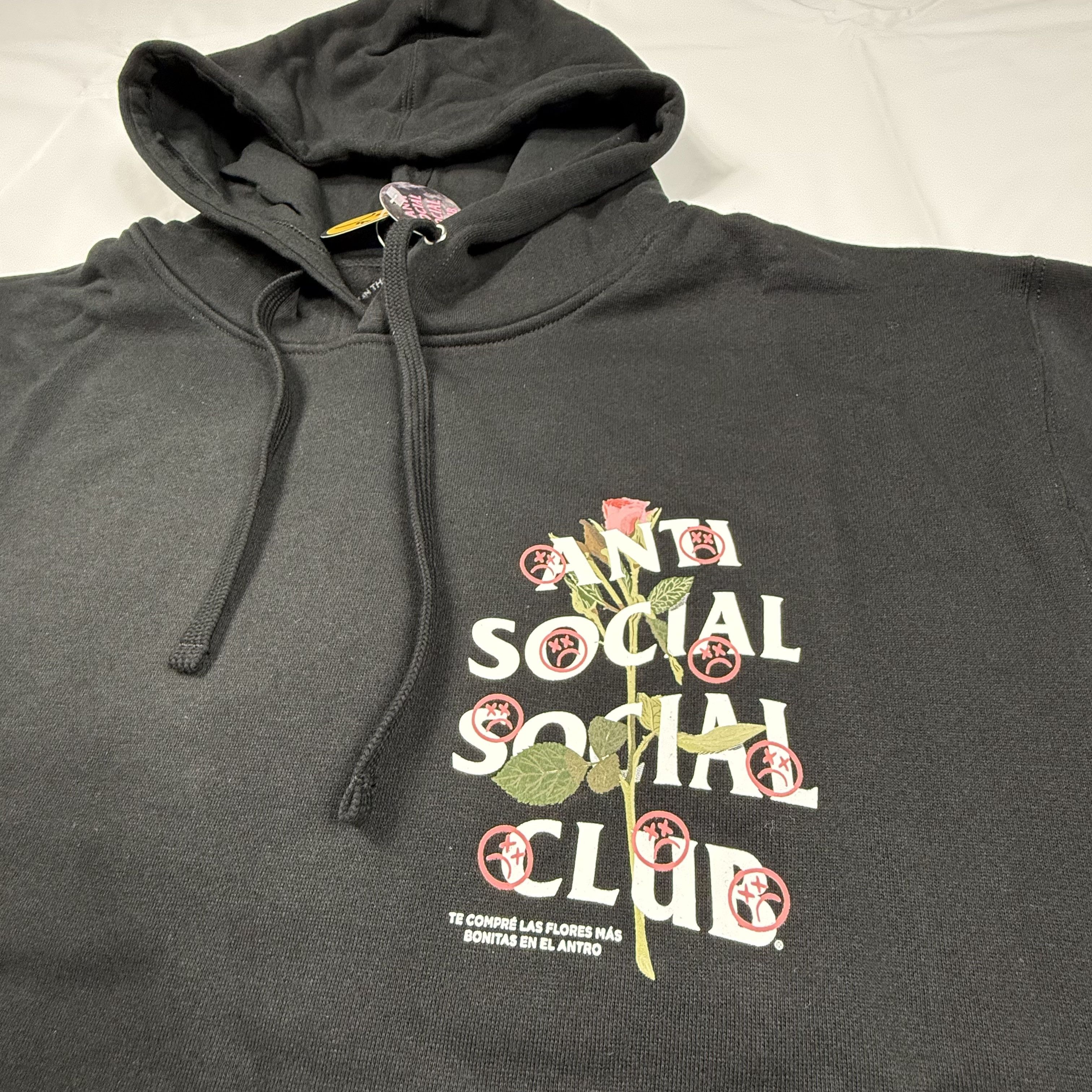 Anti Social Social Club Anti Social Social Club Te Compre Las Flores Rose Hoodie Size US L / EU 52-54 / 3 - 4 Thumbnail