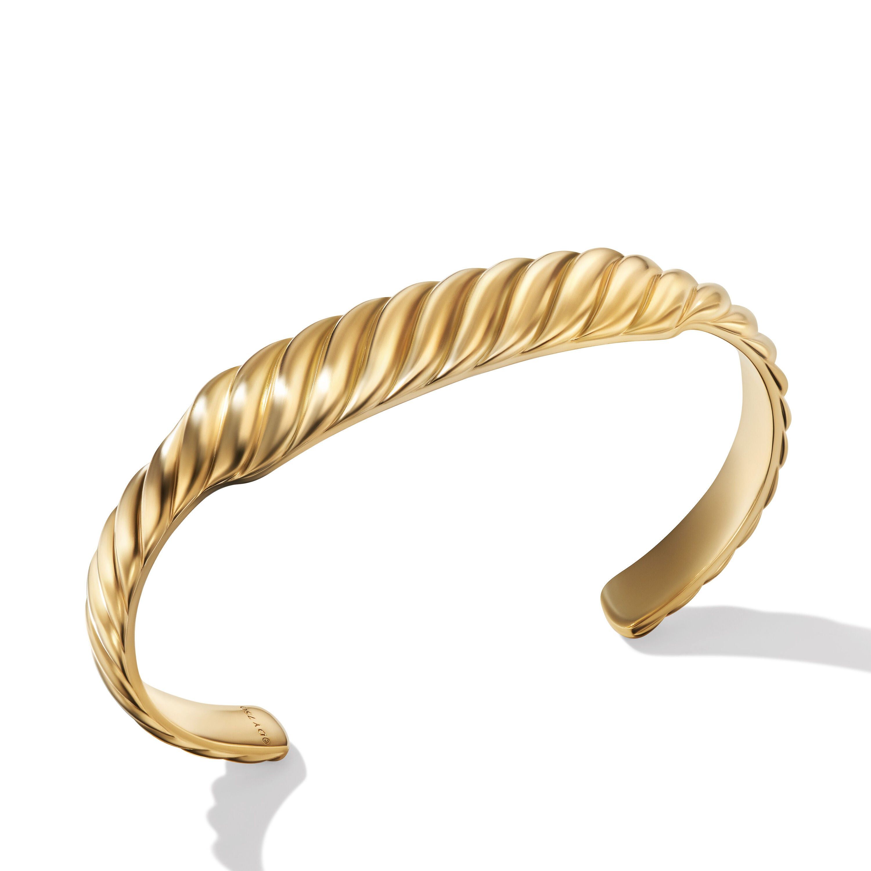 David Yurman o1w1db10325 Size:OS/Sculpted Cable Bracelet in Golden Size ONE SIZE - 2 Thumbnail
