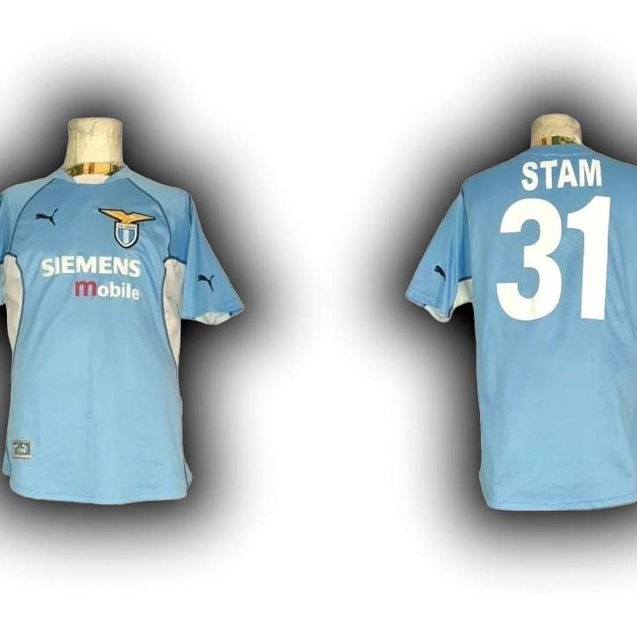 Puma Fc Lazio Italy 2001 2002 2003 Home Shirt Jersey Size US M / EU 48-50 / 2 - 1 Thumbnail