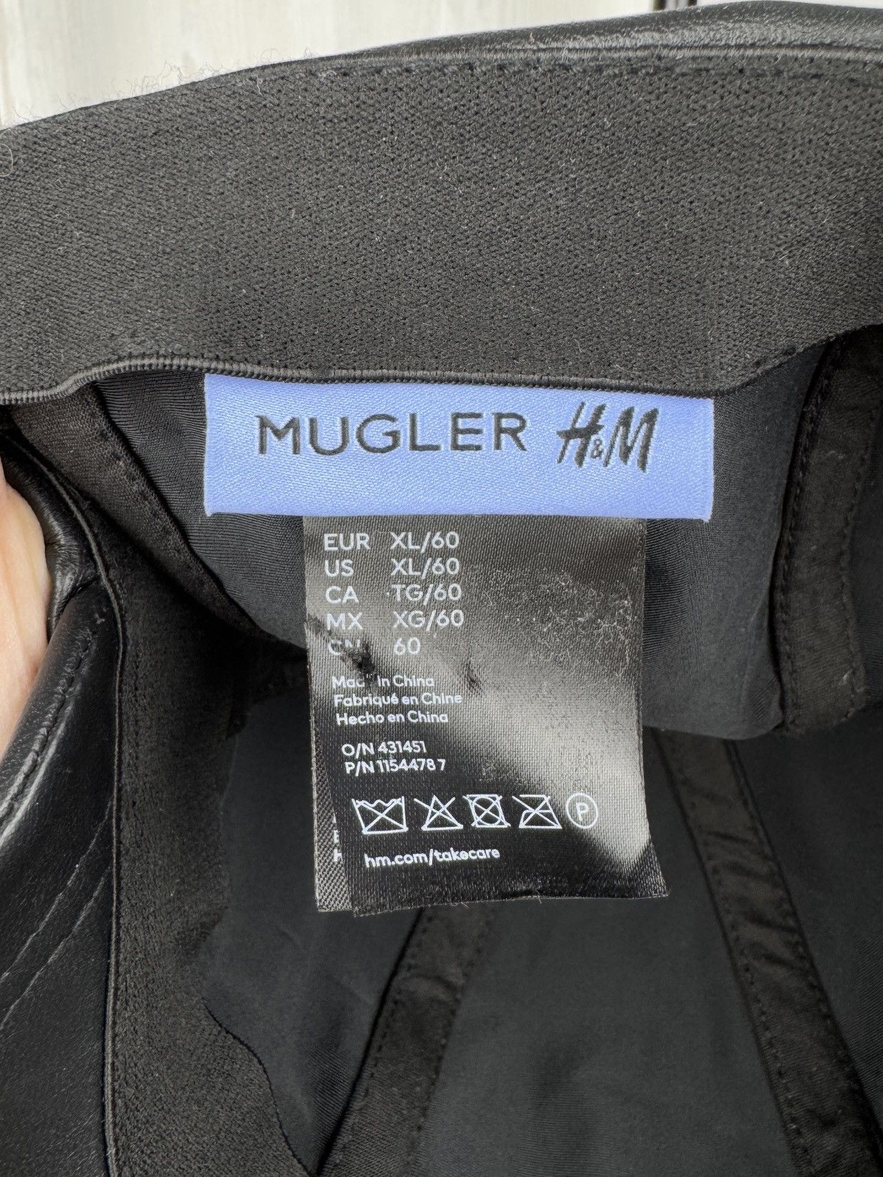 Mugler mugler x h&m leather baseball cap METAL STAR STUDDED RARE XL Size ONE SIZE - 9 Thumbnail