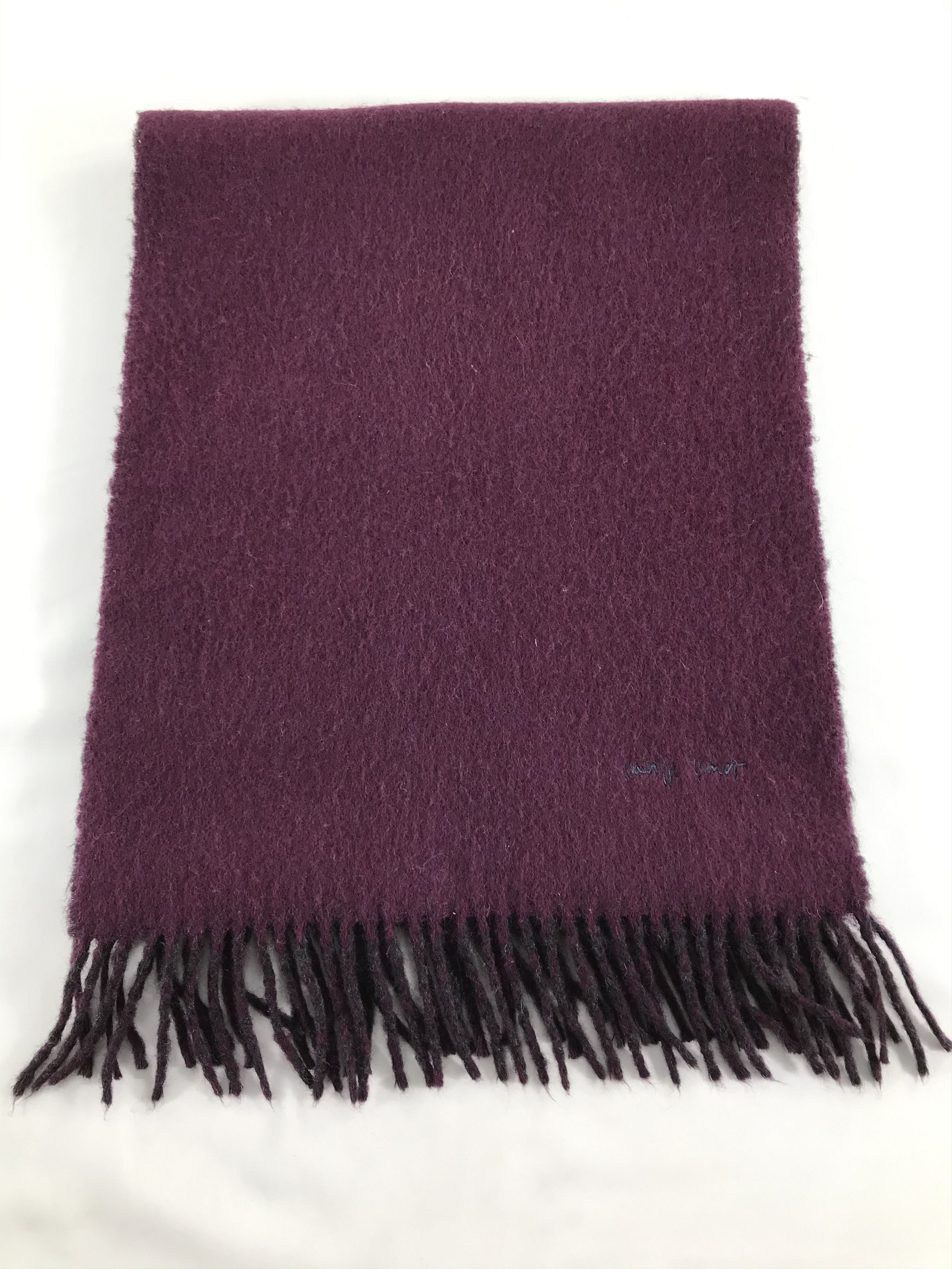 Vintage Philippe Venet Cashmere Scarf Muffler V277 Size ONE SIZE - 2 Thumbnail