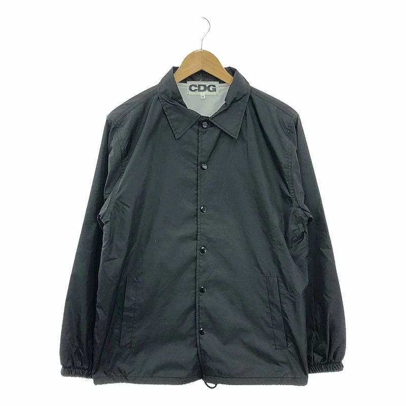 Comme des Garcons Coach Jacket Back Print Button Up Inseam Pocket Black Size US M / EU 48-50 / 2 - 1 Thumbnail
