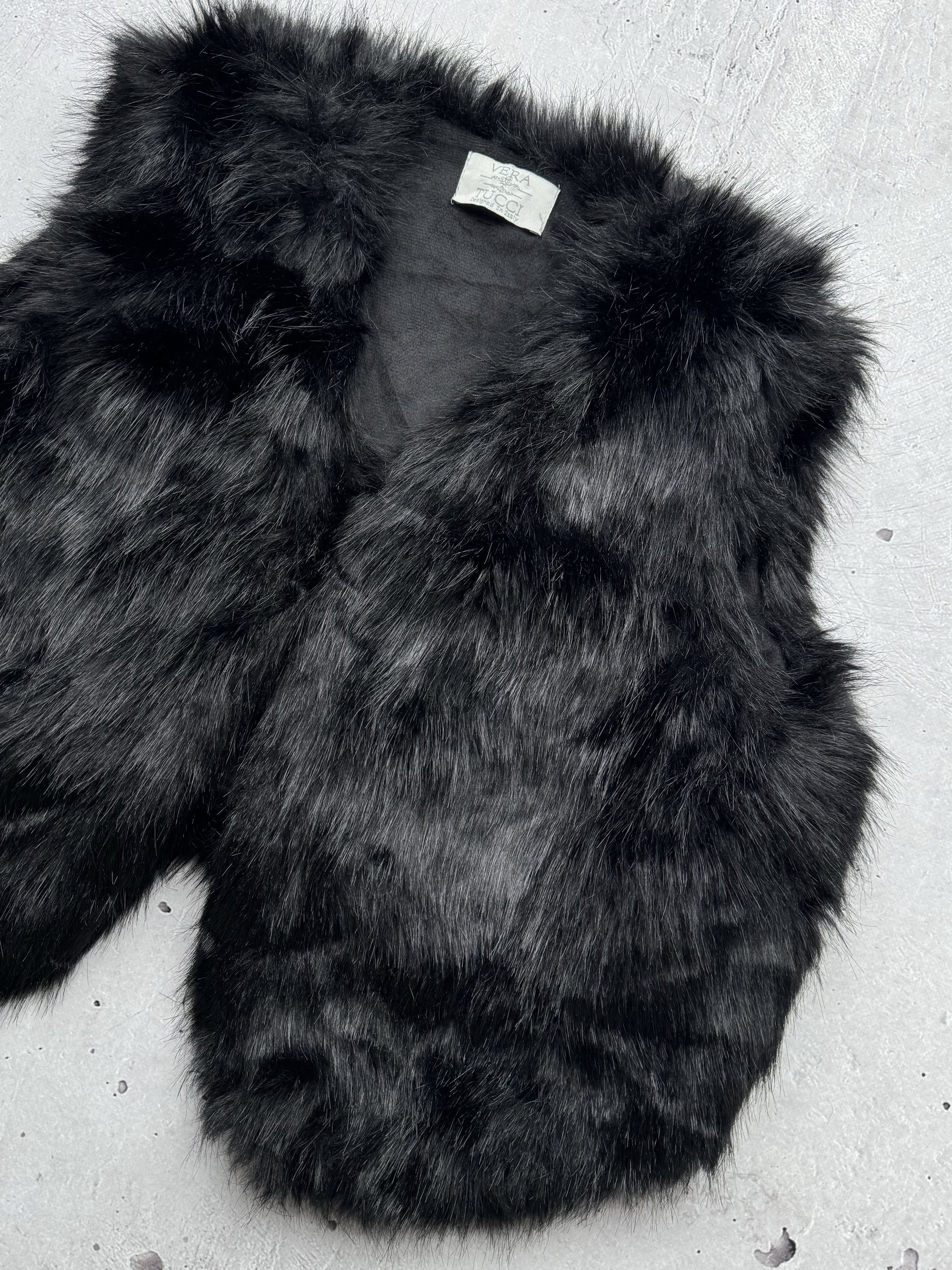 Vintage Vintage Faux Fur Mohair Vest Size S / US 4 / IT 40 - 3 Thumbnail