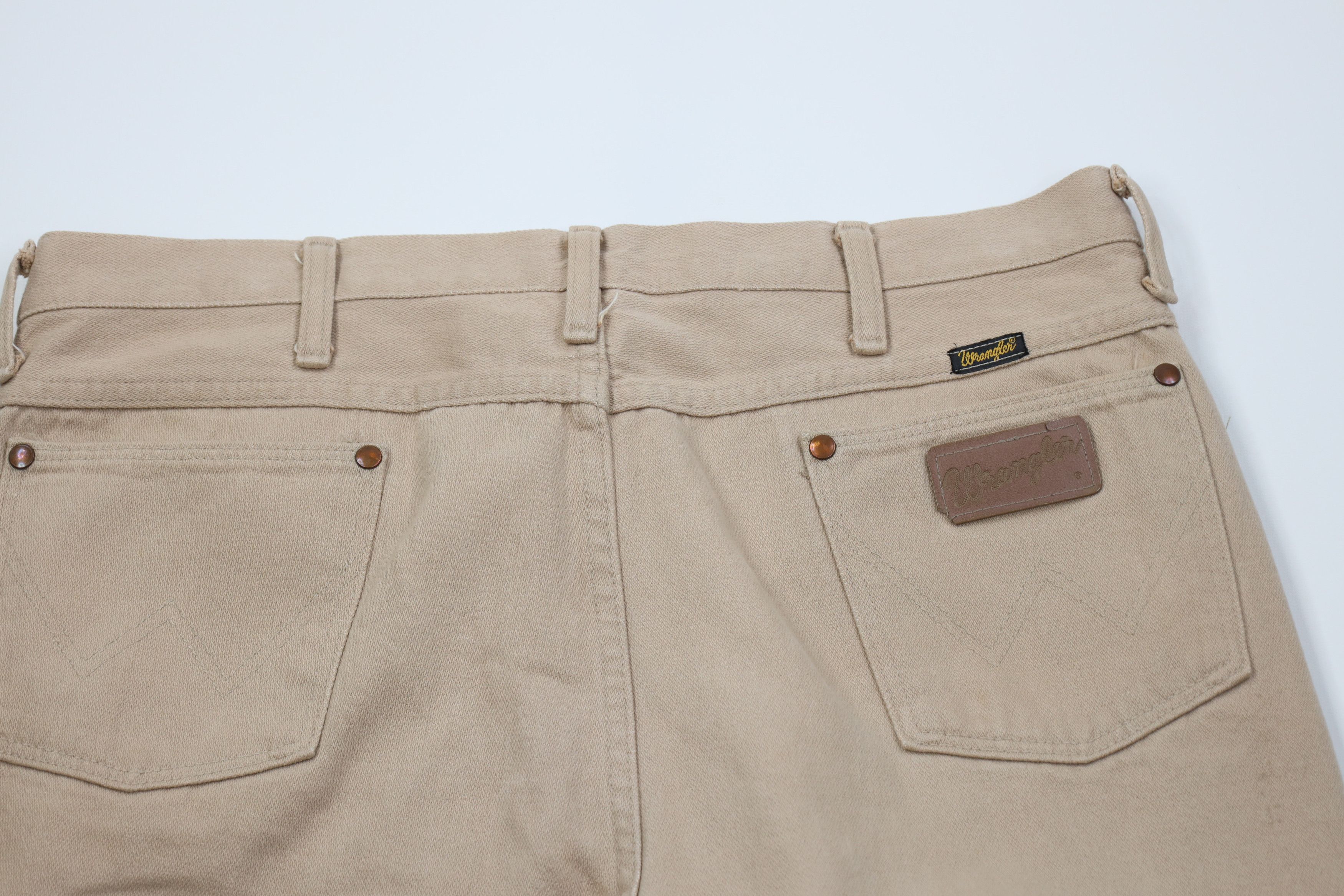 Eddie Bauer Vintage 90s Eddie Bauer Bootcut Wide Leg Jeans Tan USA Size US 36 / EU 52 - 11 Thumbnail