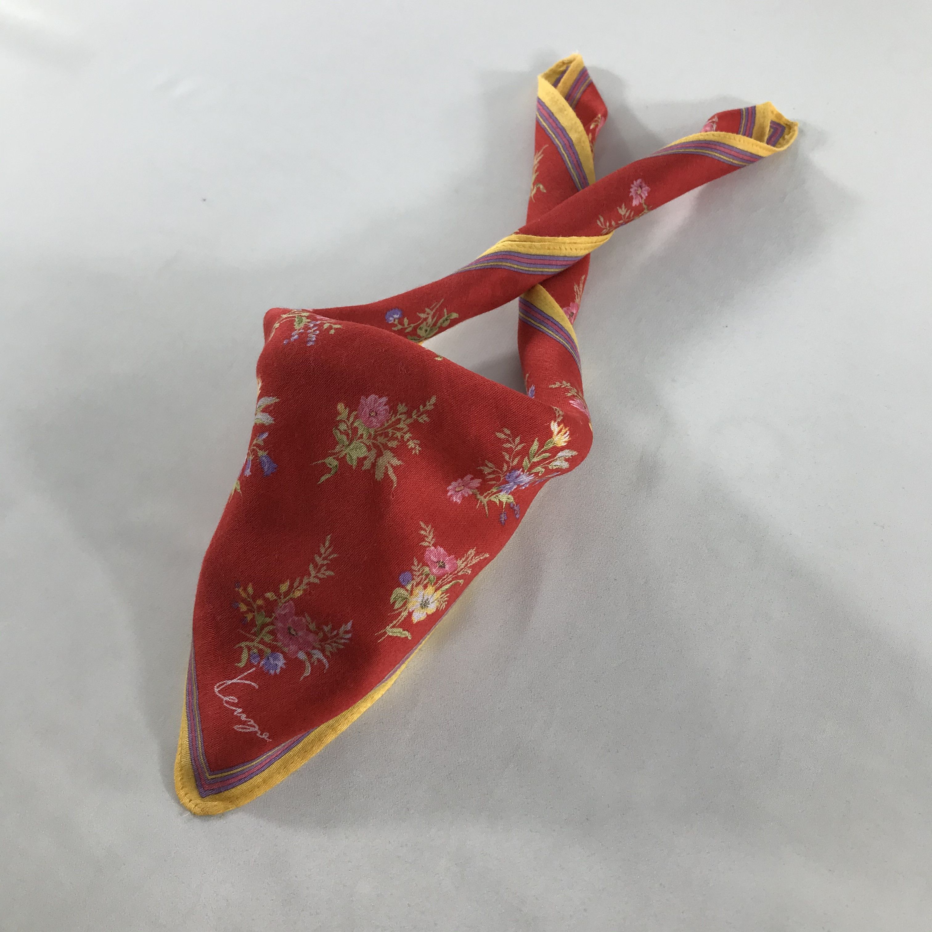 Kenzo Kenzo Floral Handkerchief Neckerchief Bandana H42 Size ONE SIZE - 2 Thumbnail