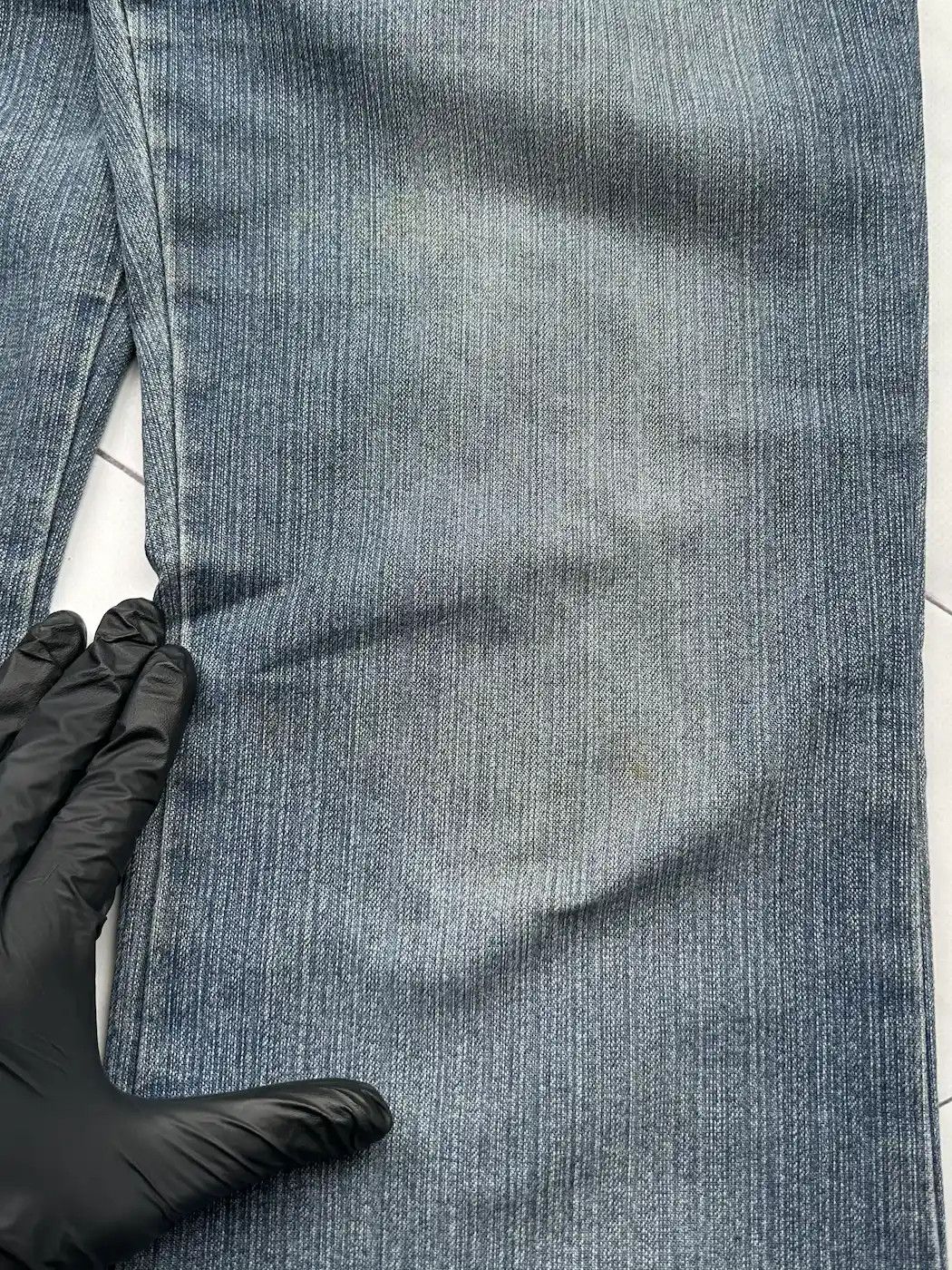 Japanese Brand Vintage Belt Flare Jeans (B479) E2 Size 28" / US 6 / IT 42 - 4 Thumbnail