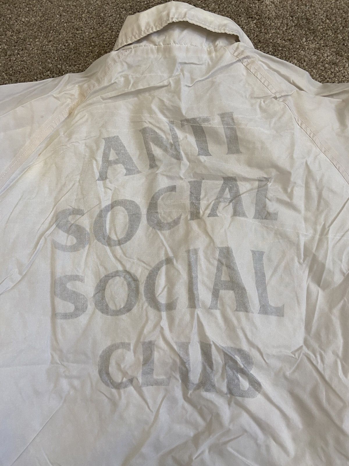 Anti Social Social Club Anti Social Social Club coach jacket windbreaker Size US M / EU 48-50 / 2 - 4 Thumbnail