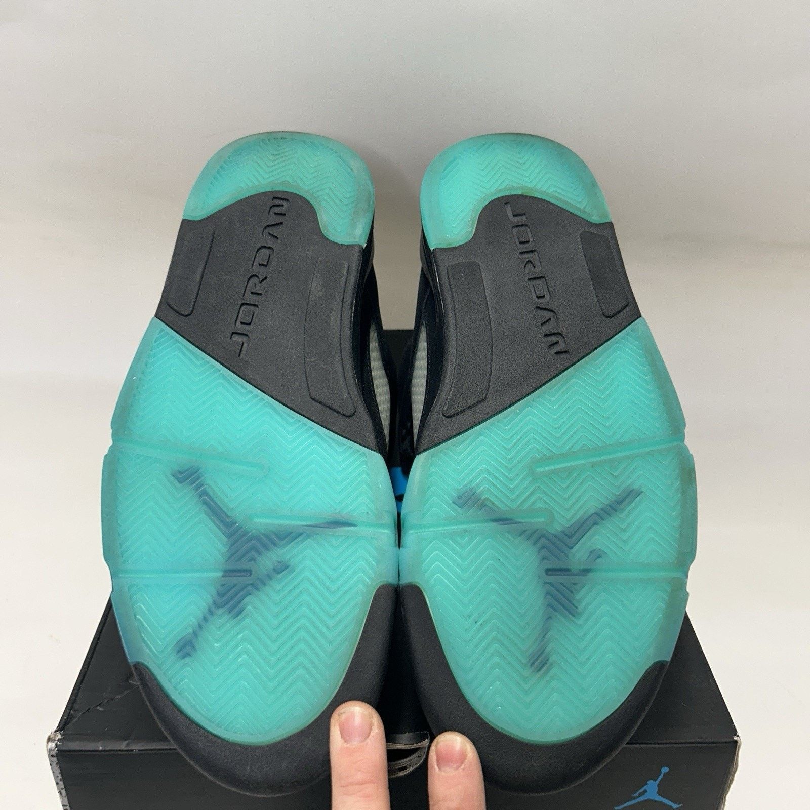Jordan Brand Nike Air Jordan 5 Retro OG “Aqua/Black Yellow Blue” Size US 9.5 / EU 42-43 - 7 Thumbnail