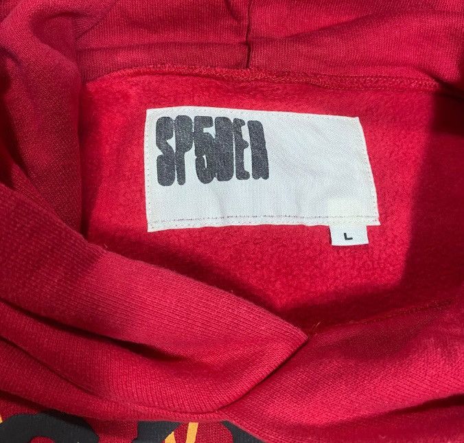 Sp5der × Young Thug Sp5der OG Web V2 Hoodie Red (L) Size US L / EU 52-54 / 3 - 3 Thumbnail